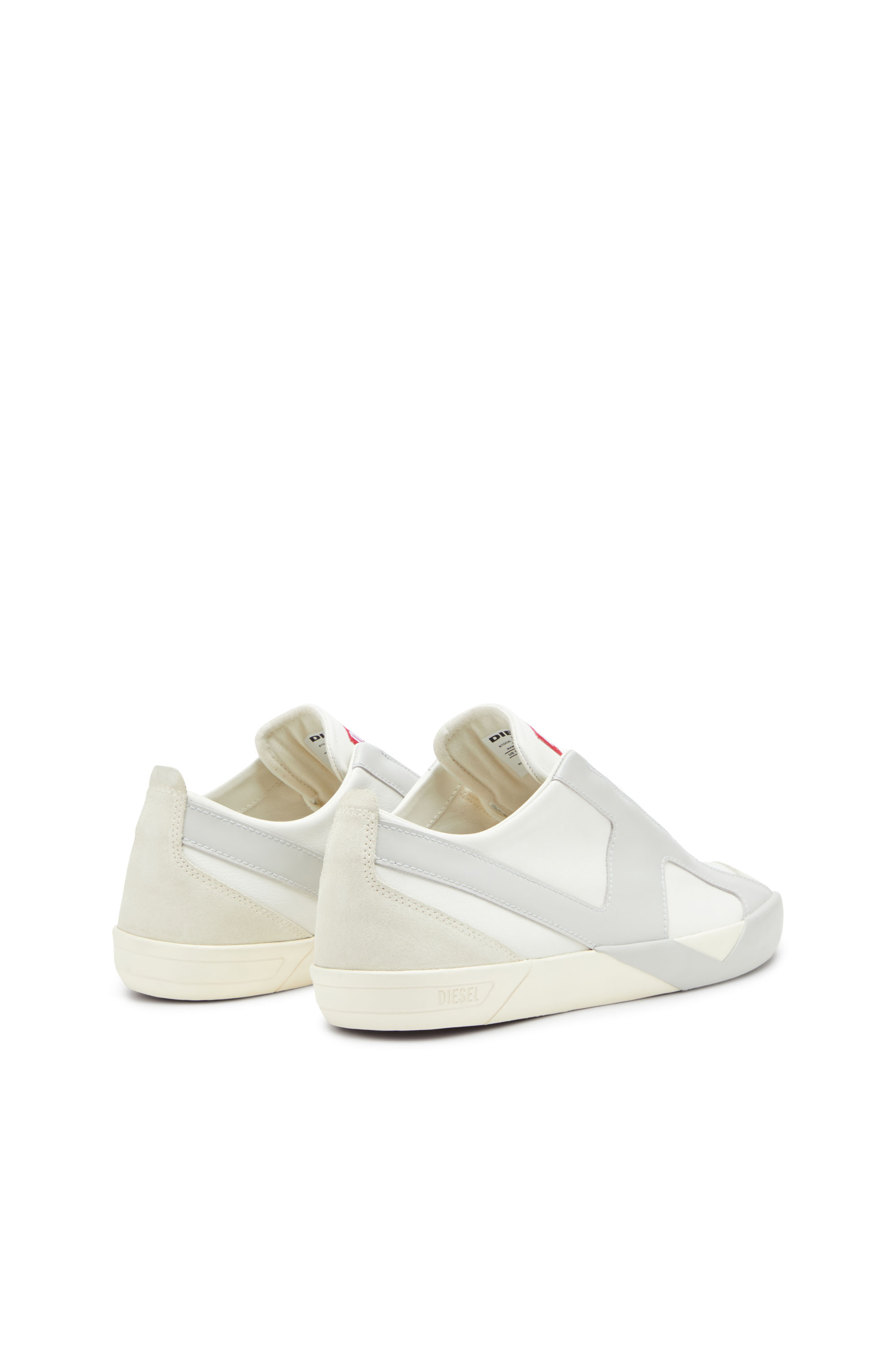 Diesel - S-SLANTE-D LOW, S-Slante-D-Baskets en daim et cuir avec logo D Homme in ToBeDefined - 3