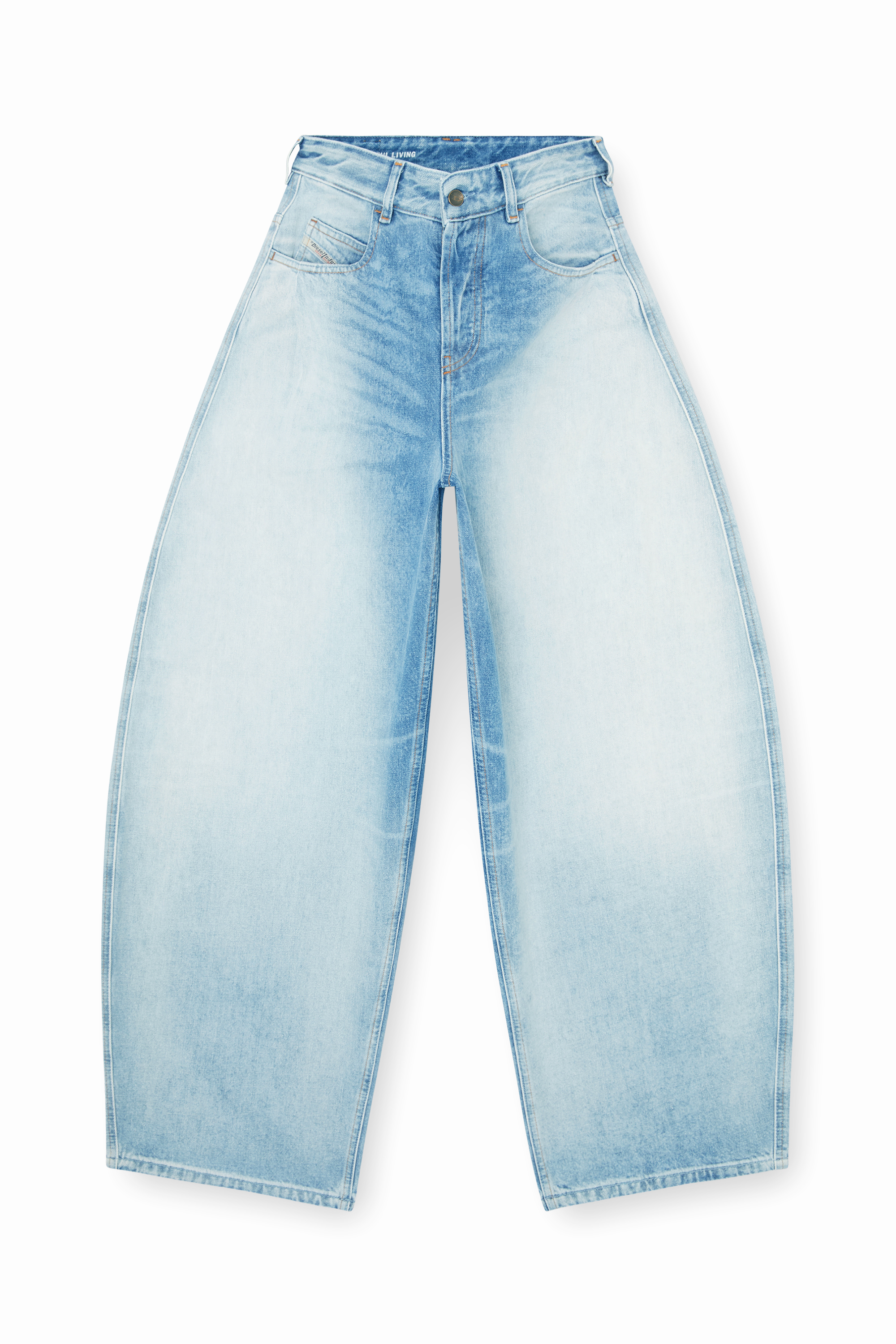 Diesel - Relaxed Jeans 1987 D-Khelz 007EE Femme, Bleu Clair - Image 6