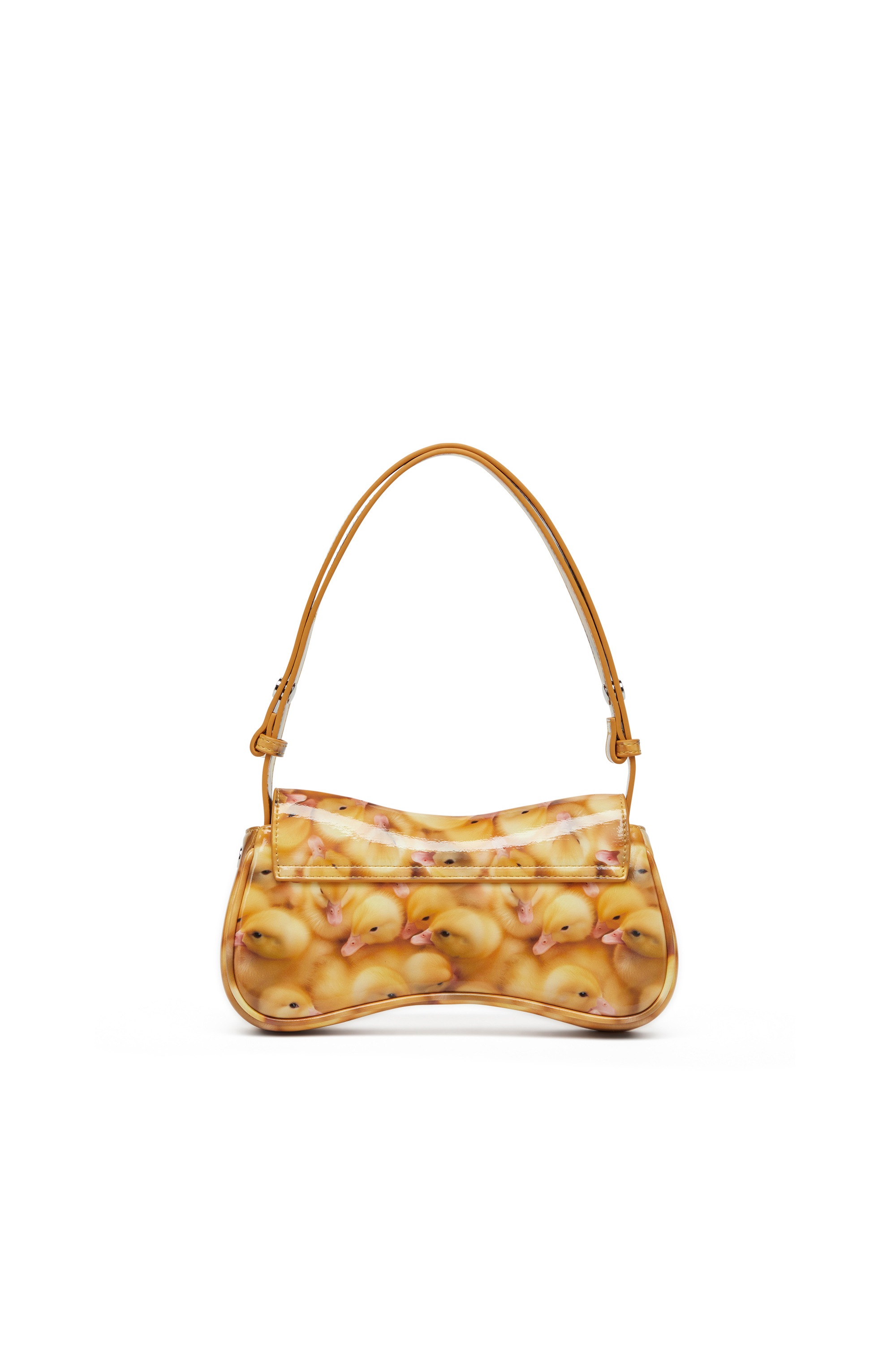 Diesel - PLAY CLUTCH, Play-Pochette brillante avec imprimé Femme in Jaune - 2