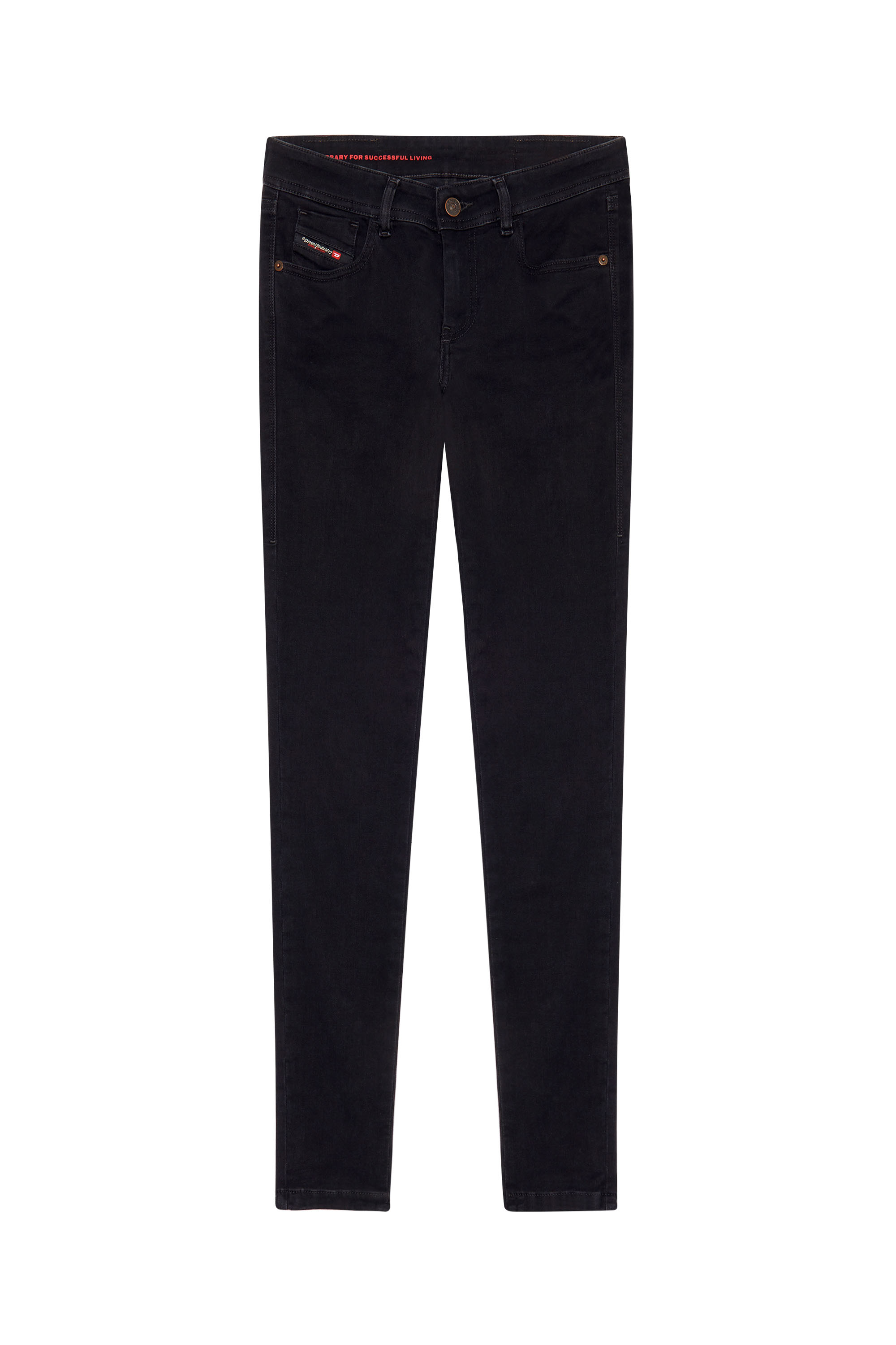 Diesel - 2018 Slandy low Z69VW Super skinny Jeans, Noir/Gris foncé - Image 6