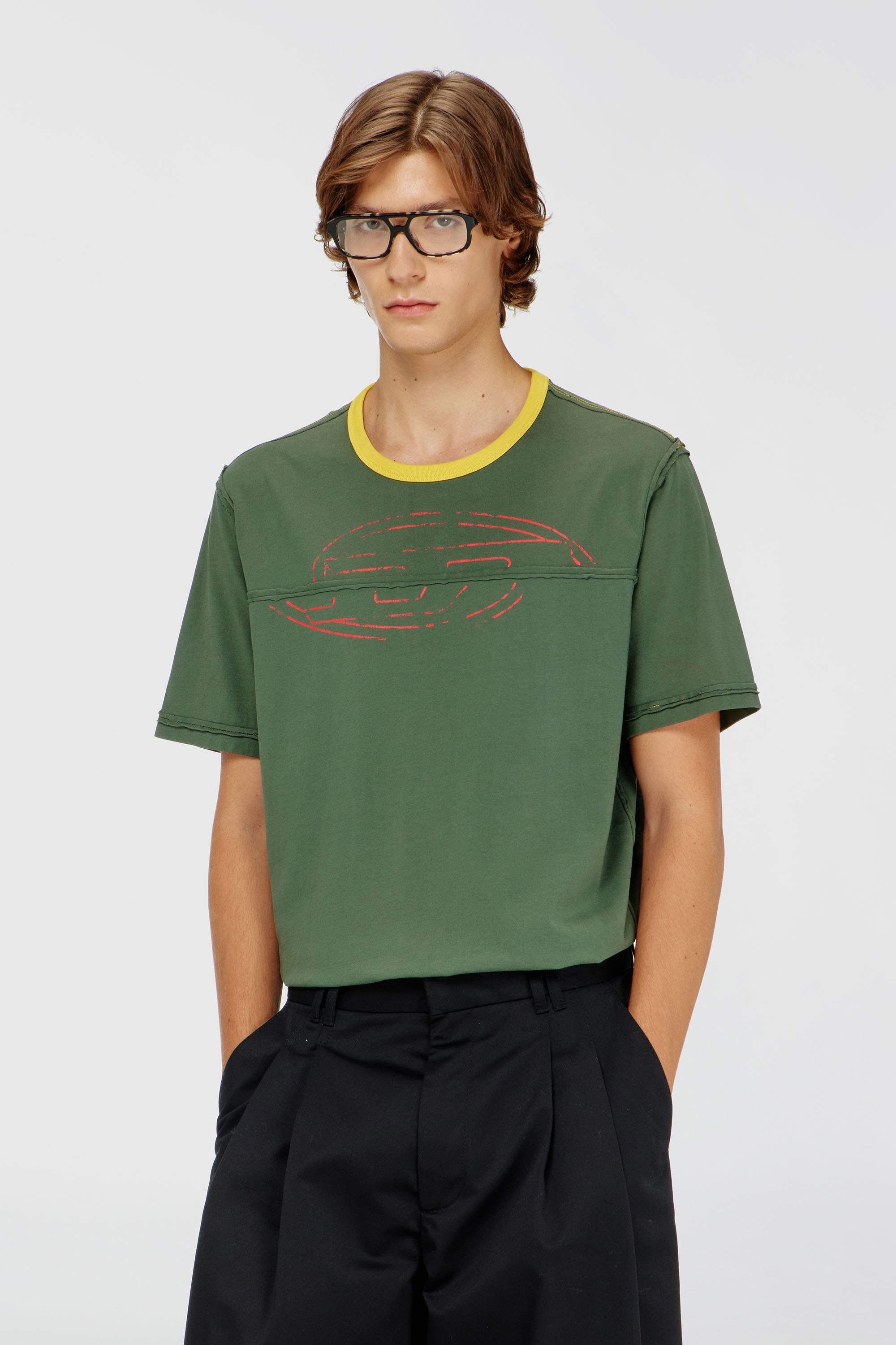 T-ADJUST-CUT-OD, Vert Olive