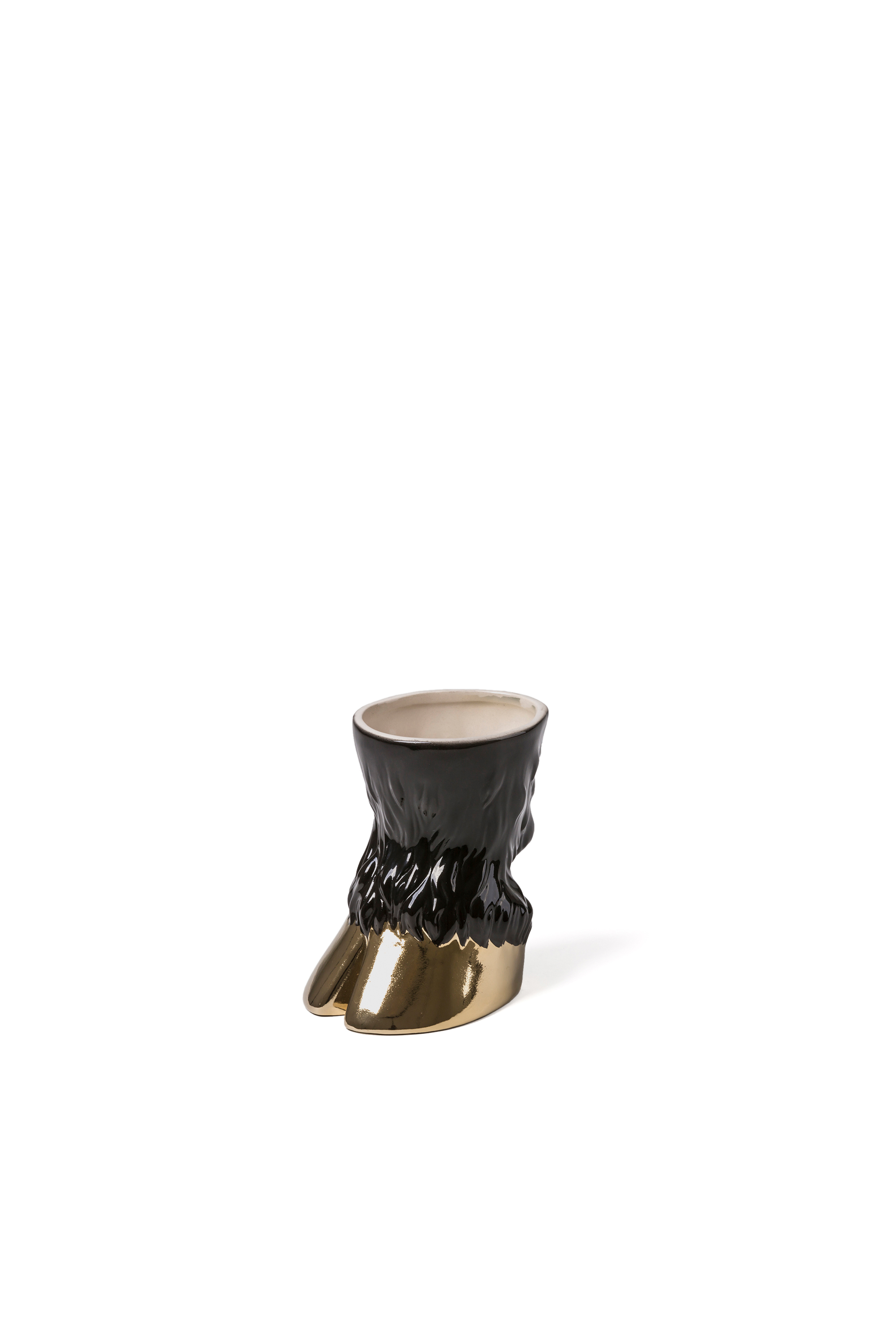 Diesel - 11082 Party Animal, Unisex's Bull Vase/Glass in Gold/Black - 2