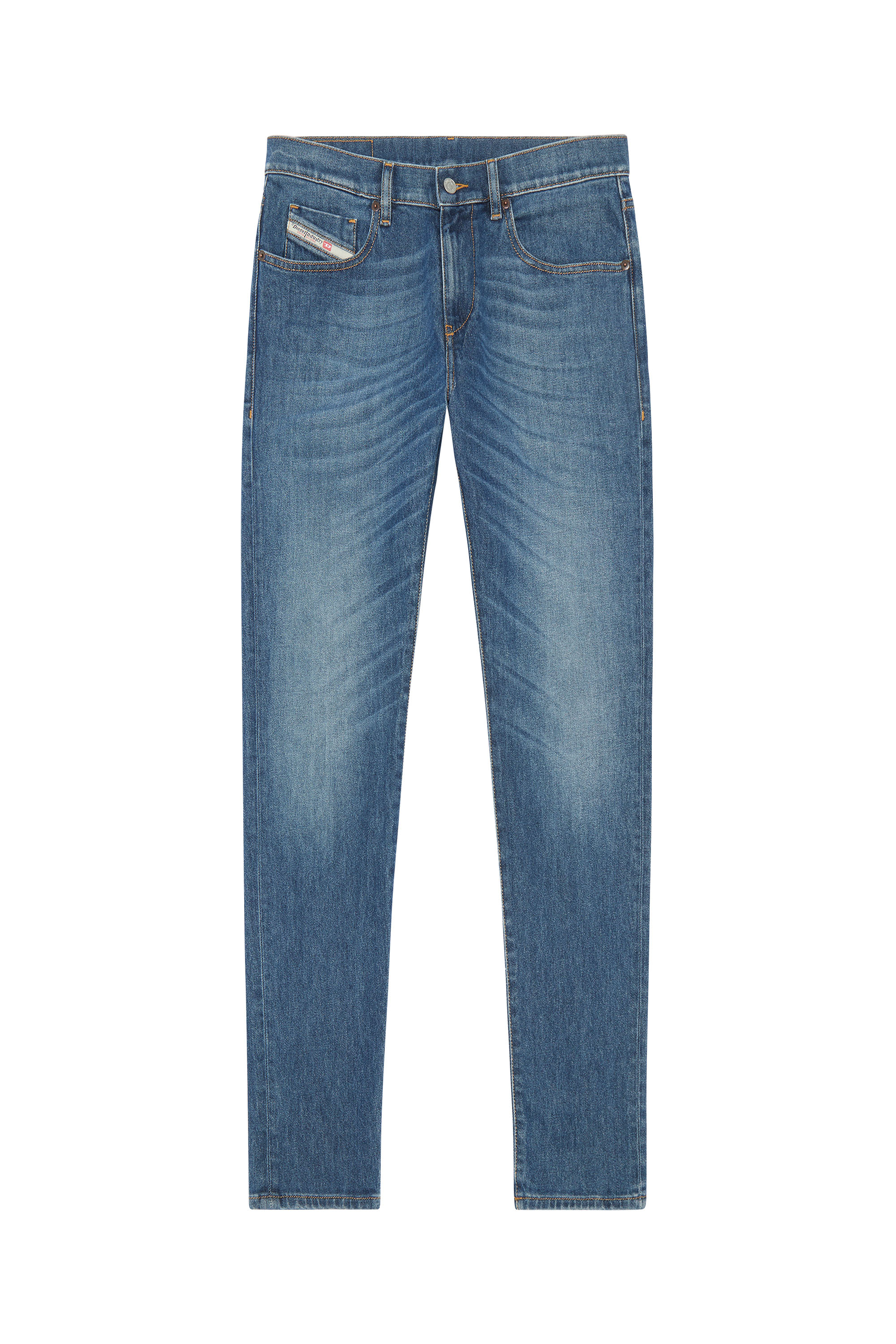 Diesel - Slim Jeans 2019 D-Strukt 09F88, Bleu moyen - Image 5