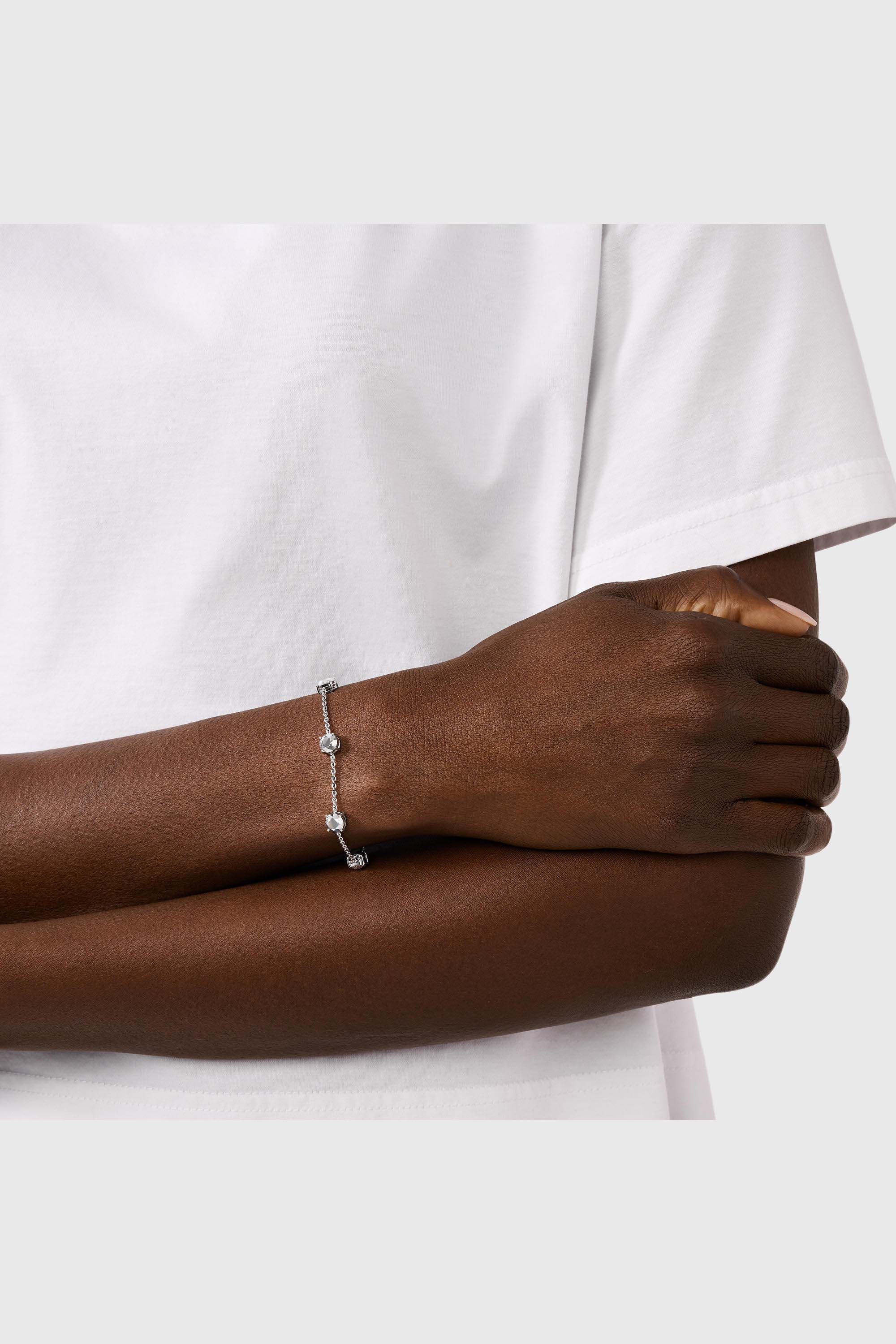 Diesel - DL1358040 STERLING SILVER JEWEL, Bracelet cha&icirc;ne en argent sterling Mixte in Gris argent&eacute; - 4