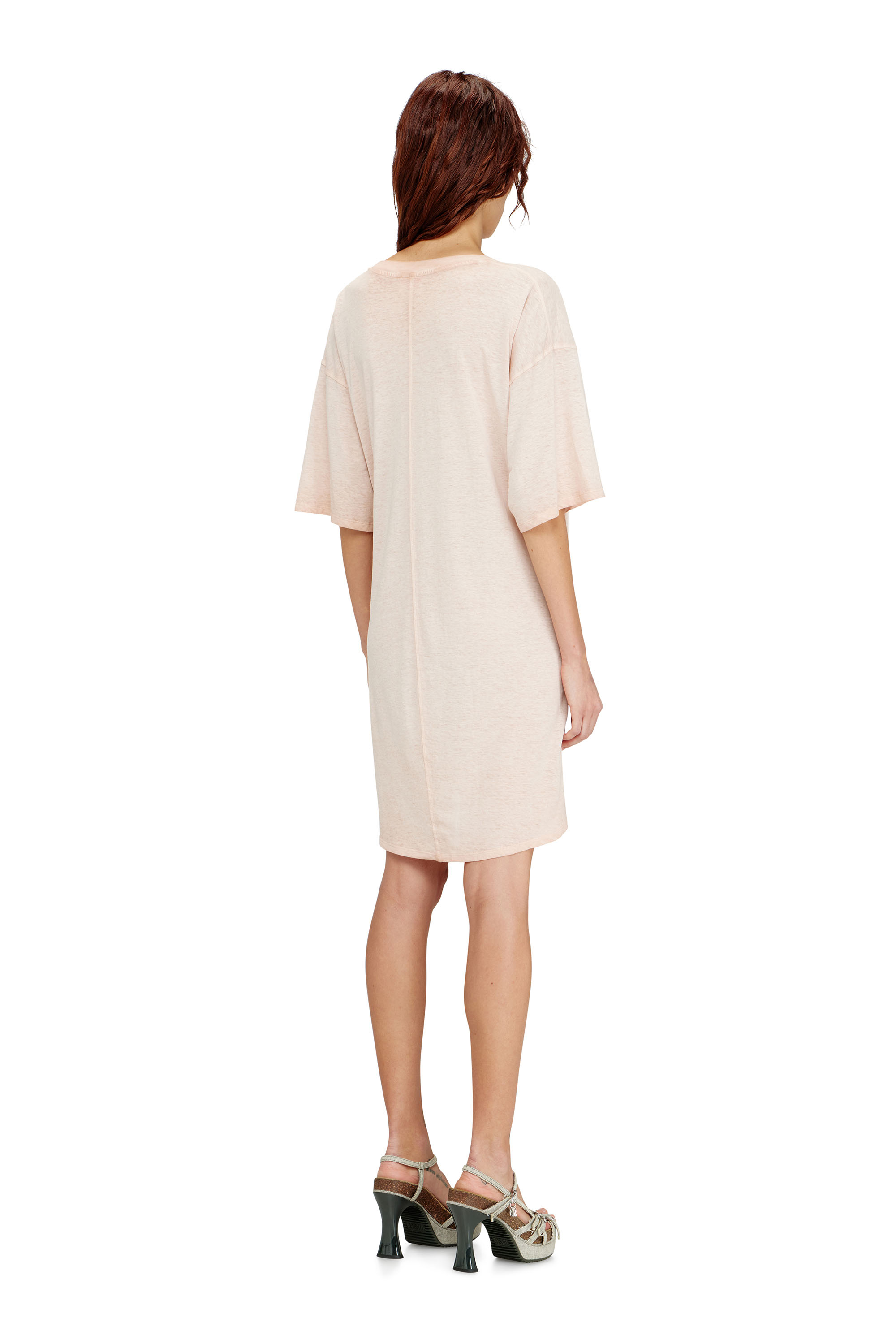 Diesel - D-EIVOR-S1, Robe en chanvre et coton avec d&eacute;tail portefeuille Femme in ToBeDefined - 3