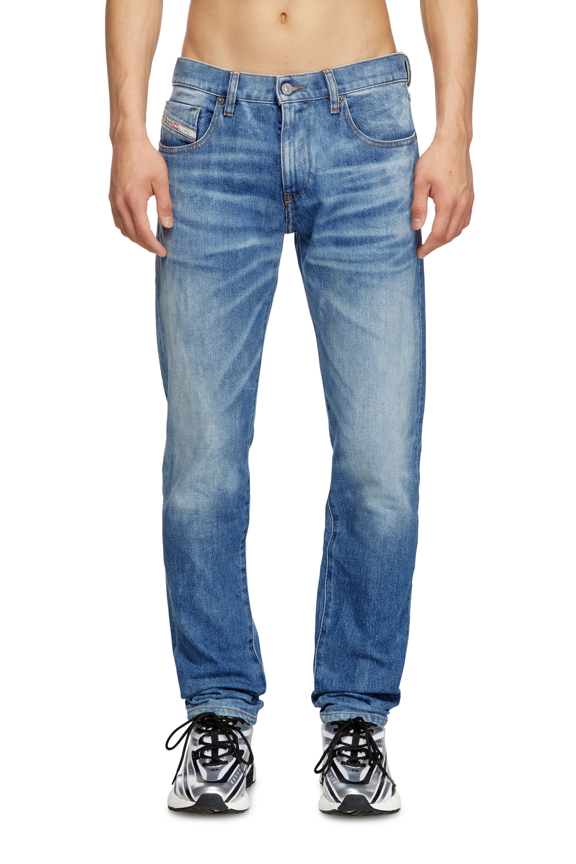 Diesel - Slim Jeans 2019 D-Strukt 09L19 Homme, Bleu moyen - Image 1