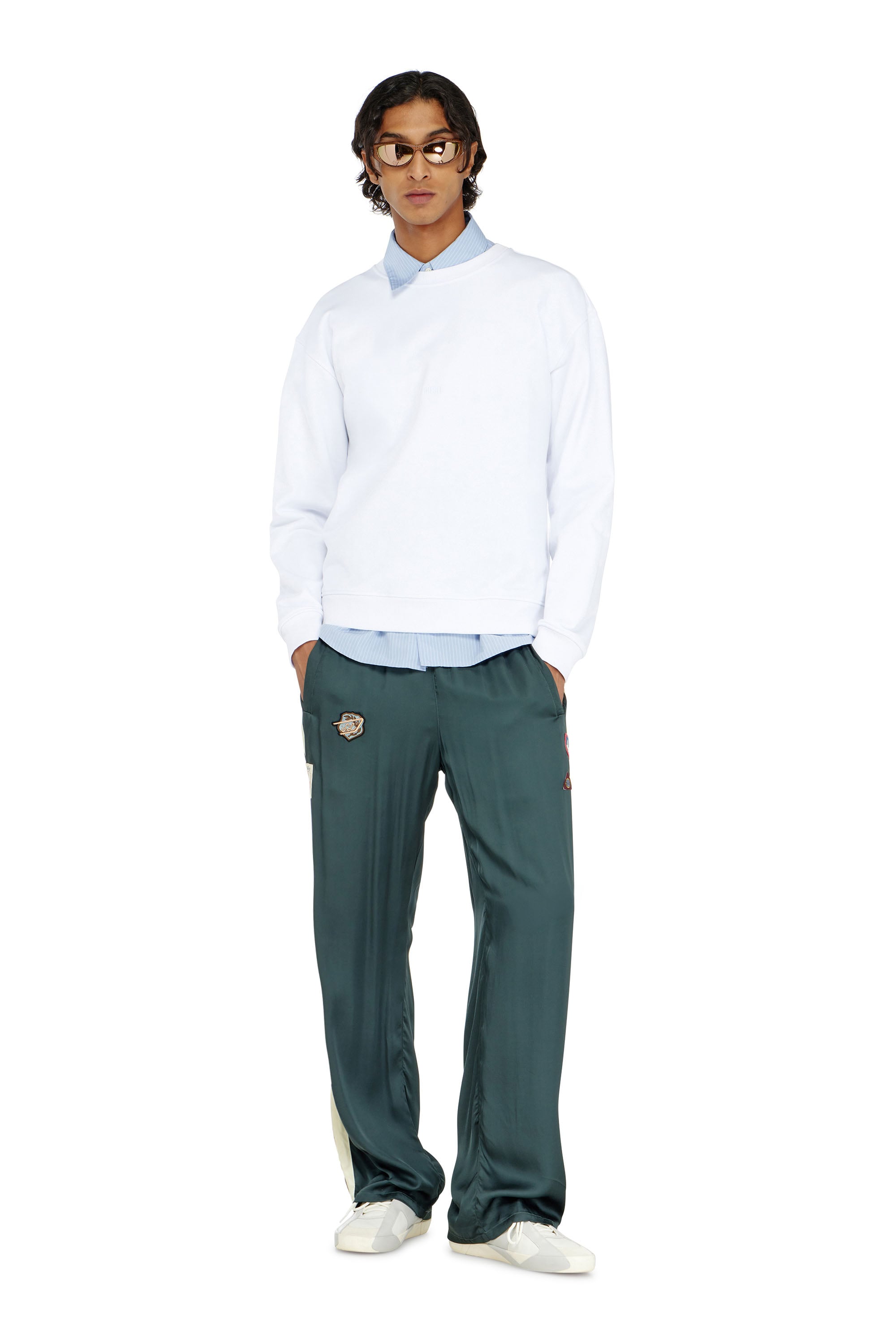 Diesel - S-NORM-AA5, Sweat-shirt en coton avec micro broderie logo Homme in ToBeDefined - 2