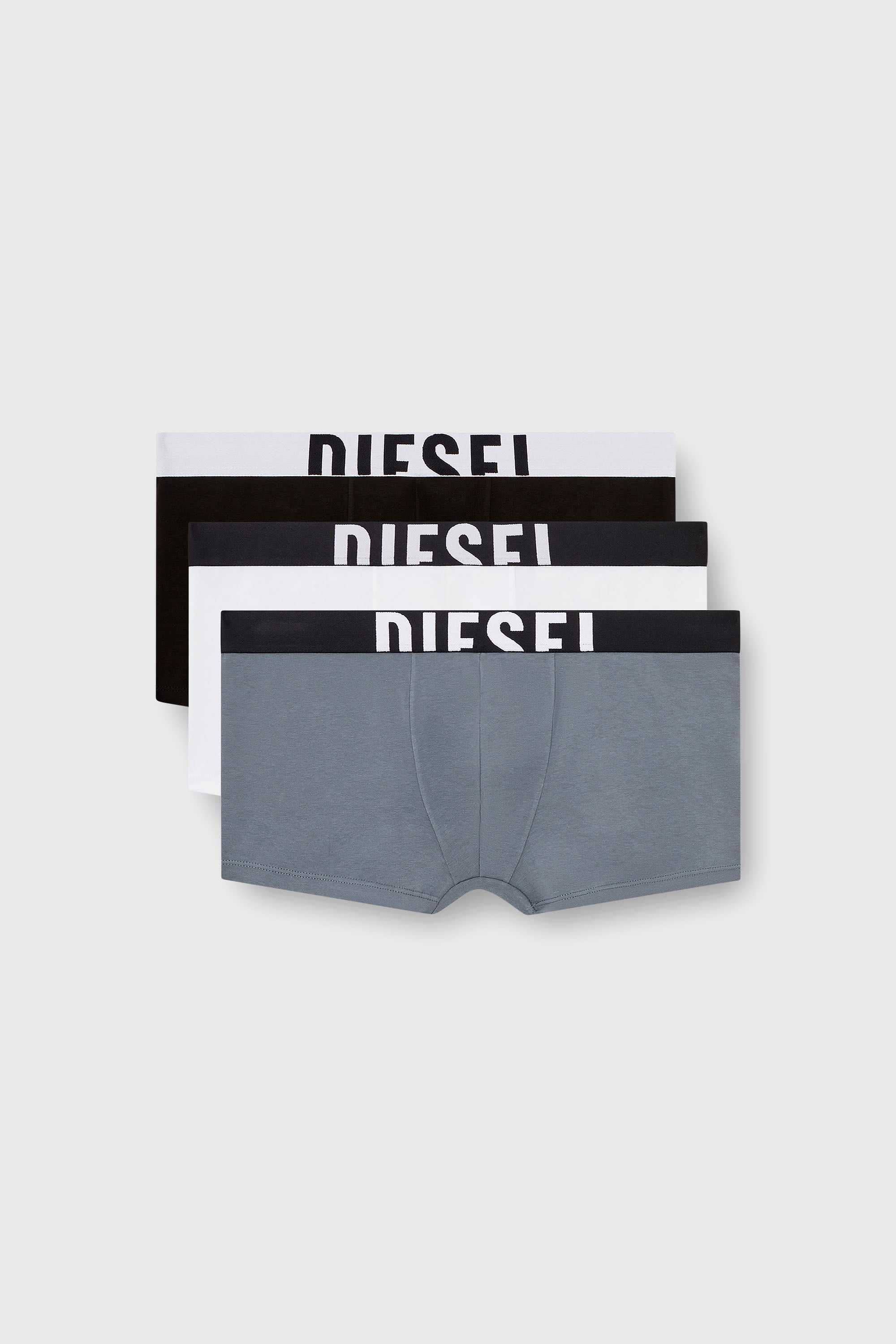 Diesel - DAMIEN-D-POP-3PACK-40, Lot de trois boxers en coton stretch Homme in Polychrome - 1