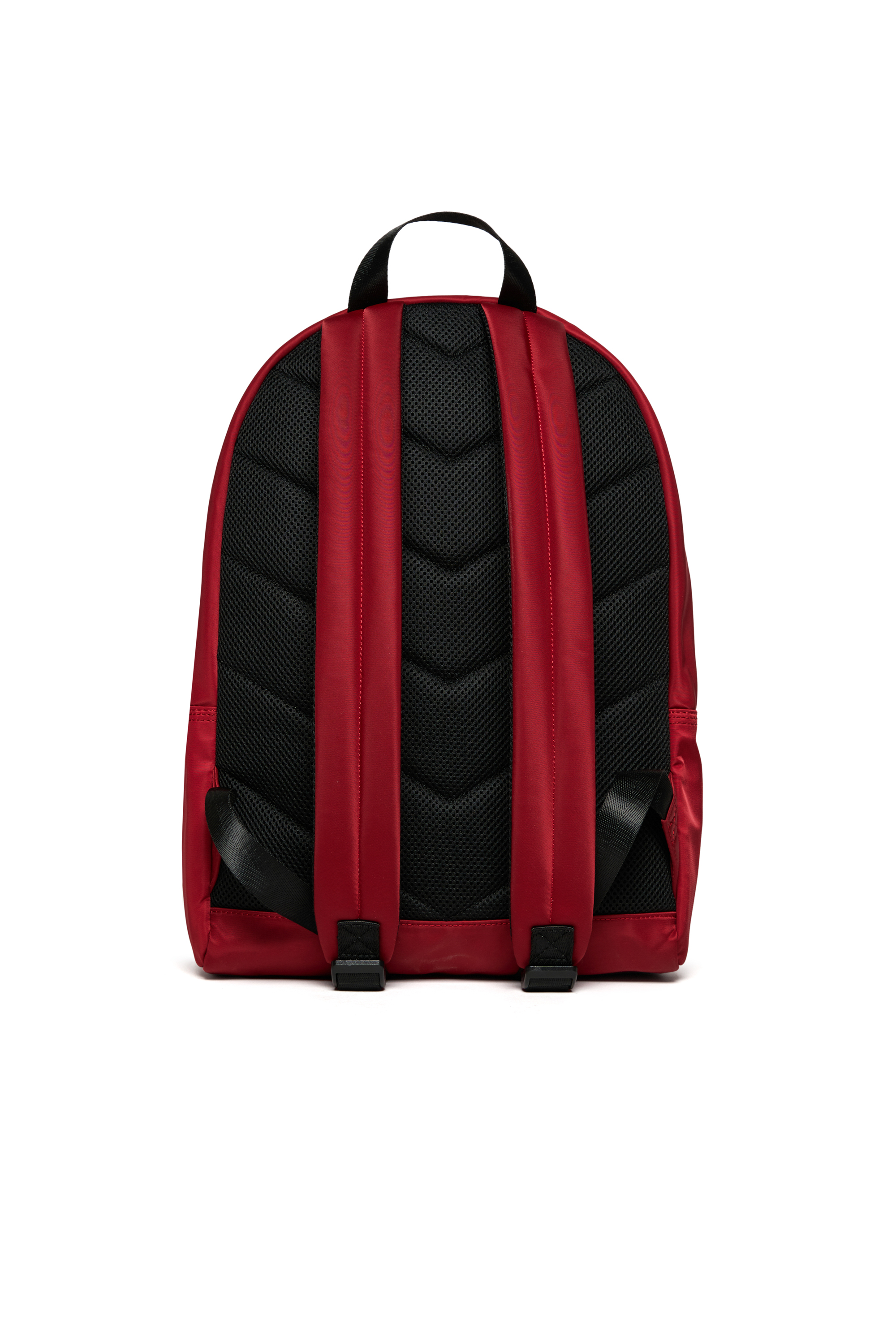 Diesel - WOVAL, Sac à dos en nylon avec Oval D embossé Mixte in Rouge - 2