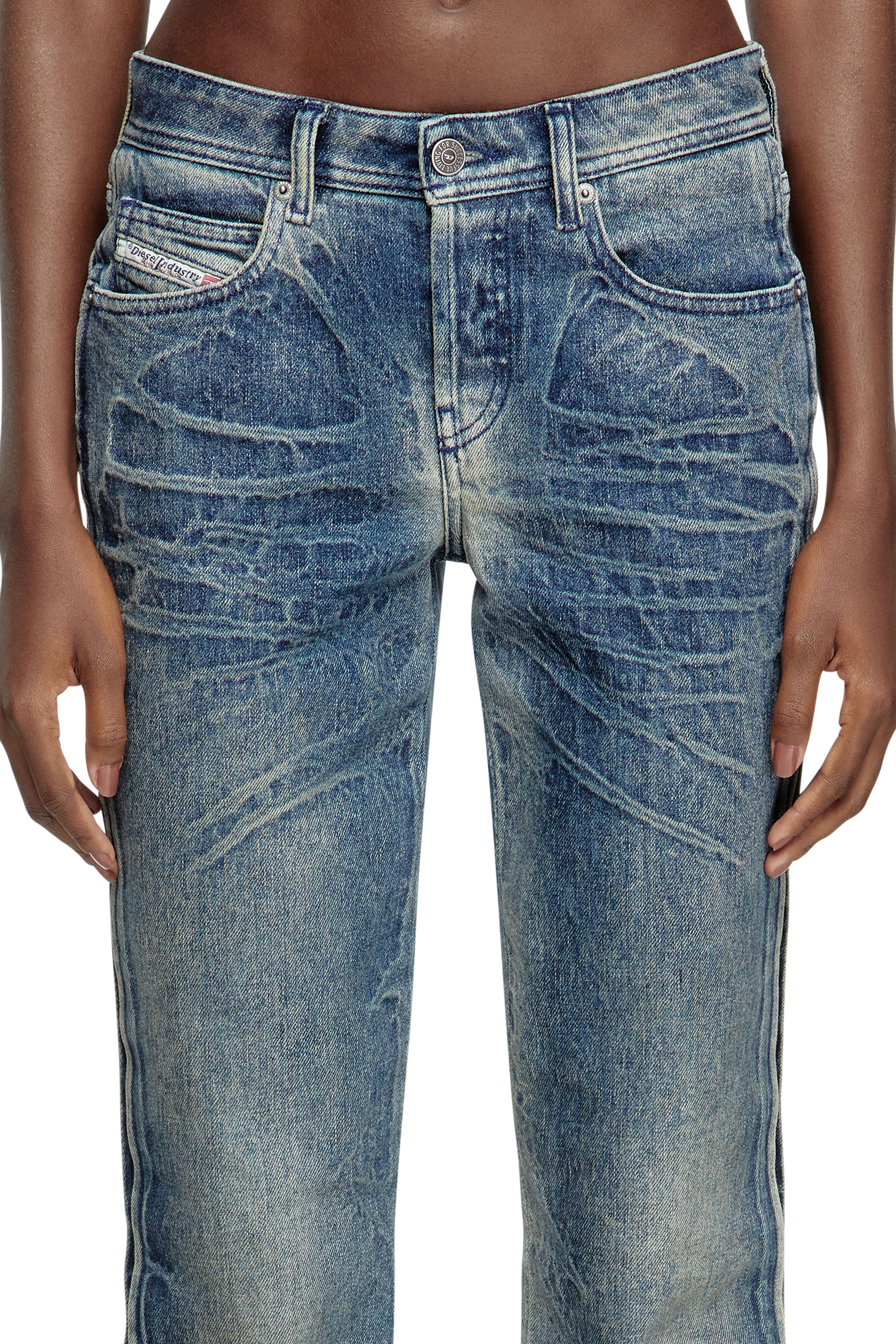Diesel - Regular Jeans D-Noli 007BG Femme, Bleu Fonc&eacute; - Image 5