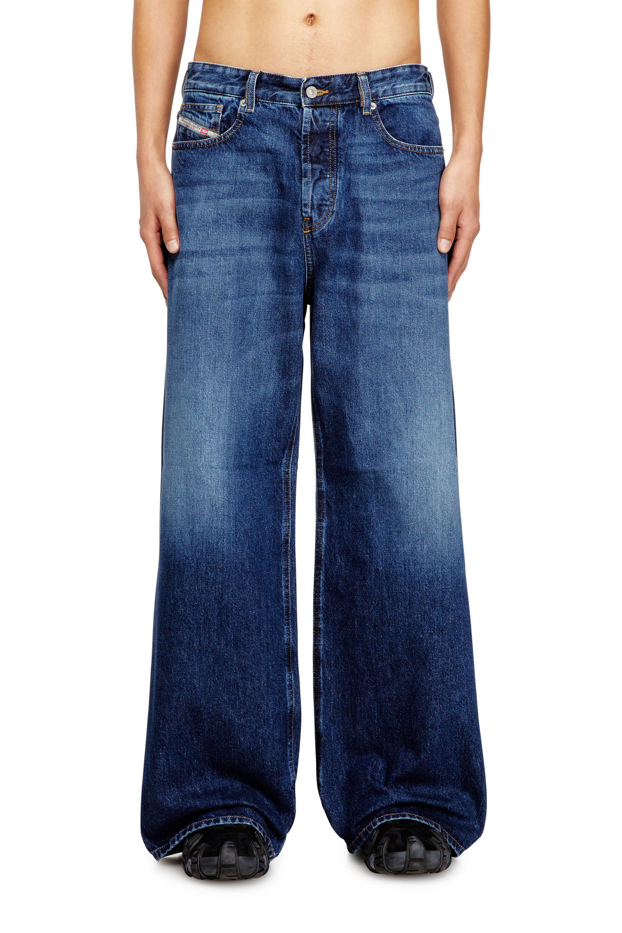 Diesel - Relaxed Jeans 1996 D-Sire 09I27 Femme, Bleu Foncé - Image 6