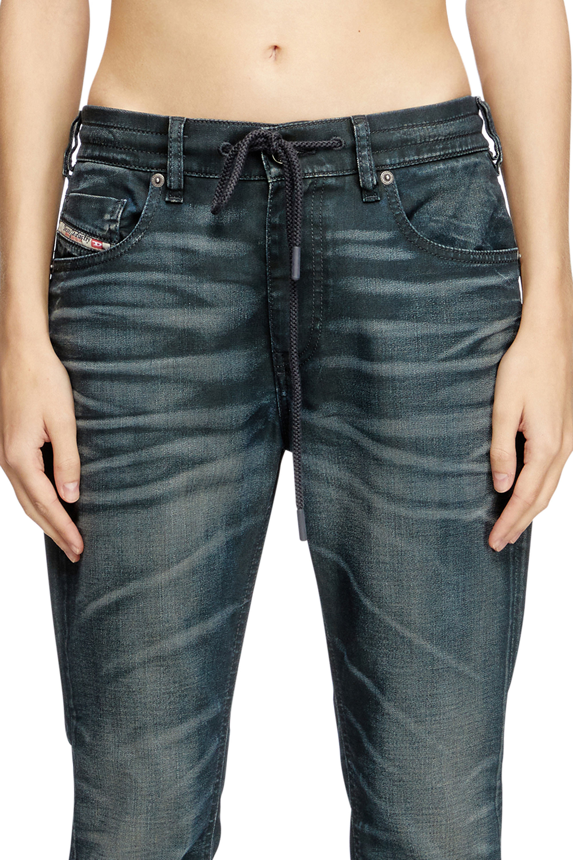 Diesel - Regular 2031 D-Krailey Joggjeans® 068QK Femme, Bleu Foncé - Image 5