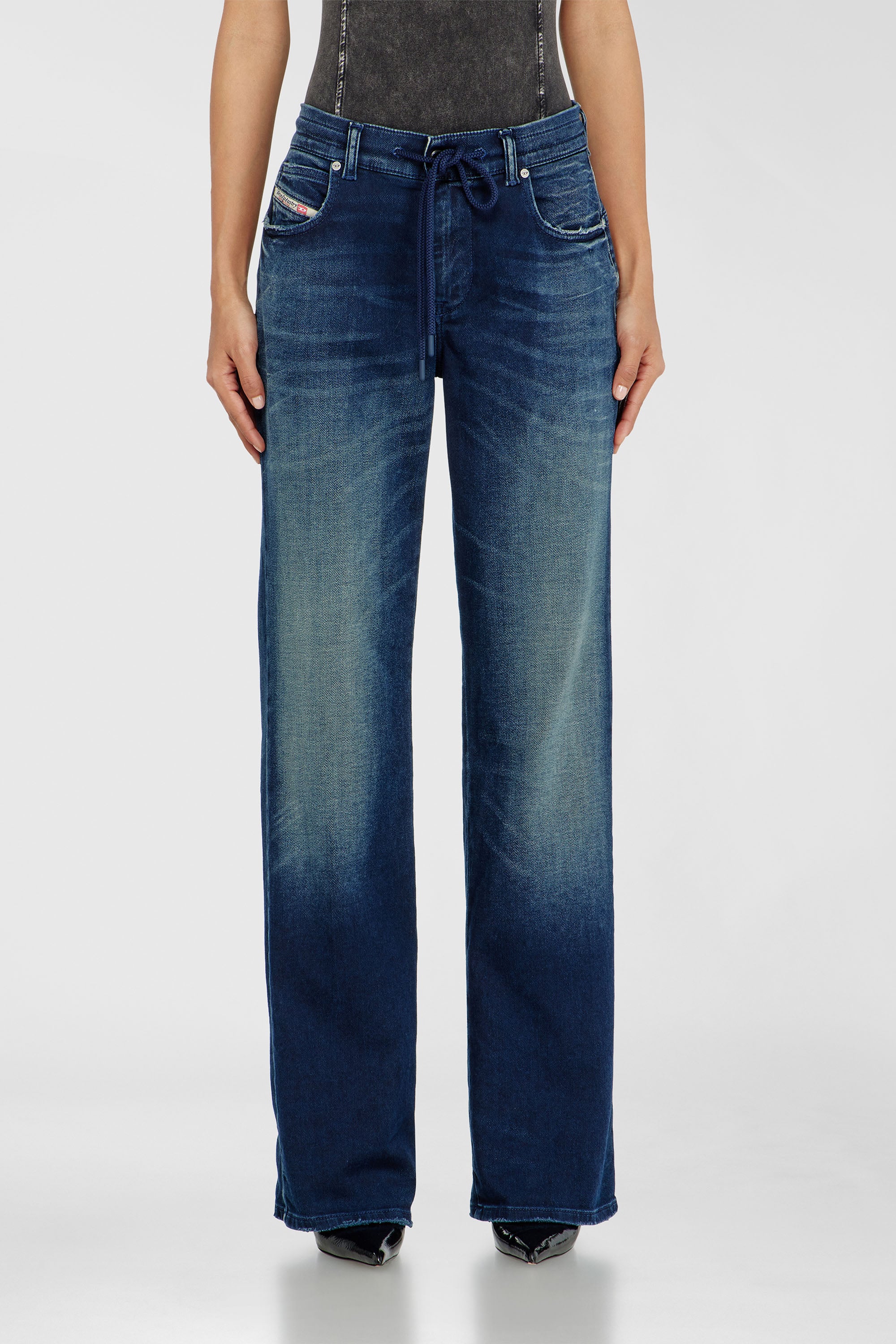 Diesel - Regular 2071 D-Meel Joggjeans&reg; 09P93 Femme, Bleu Fonc&eacute; - Image 1