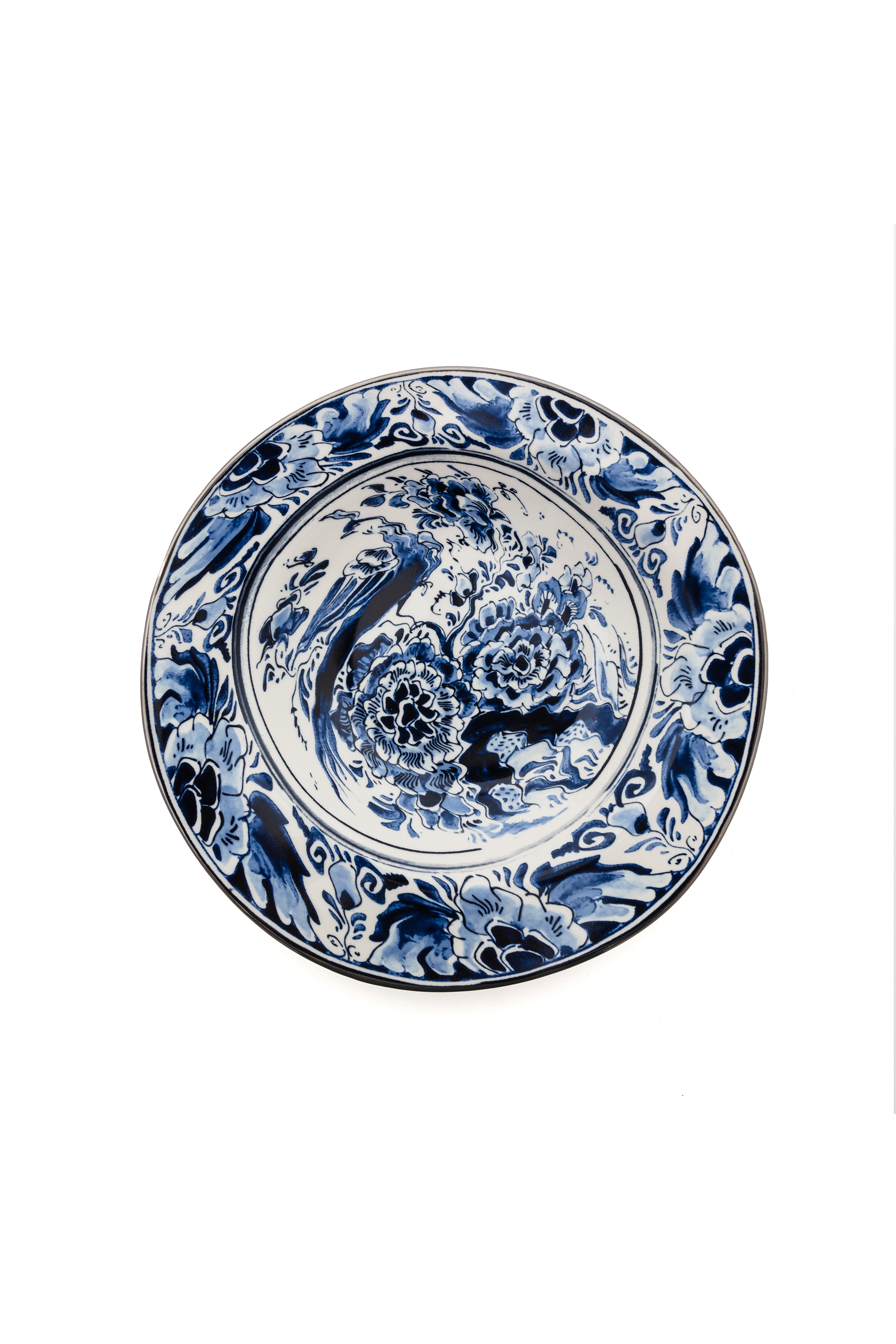 Diesel - 11222 SOUP PLATE IN PORCELAIN "CLASSIC O, Assiette creuse en porcelaine Mixte in Polychrome - 1