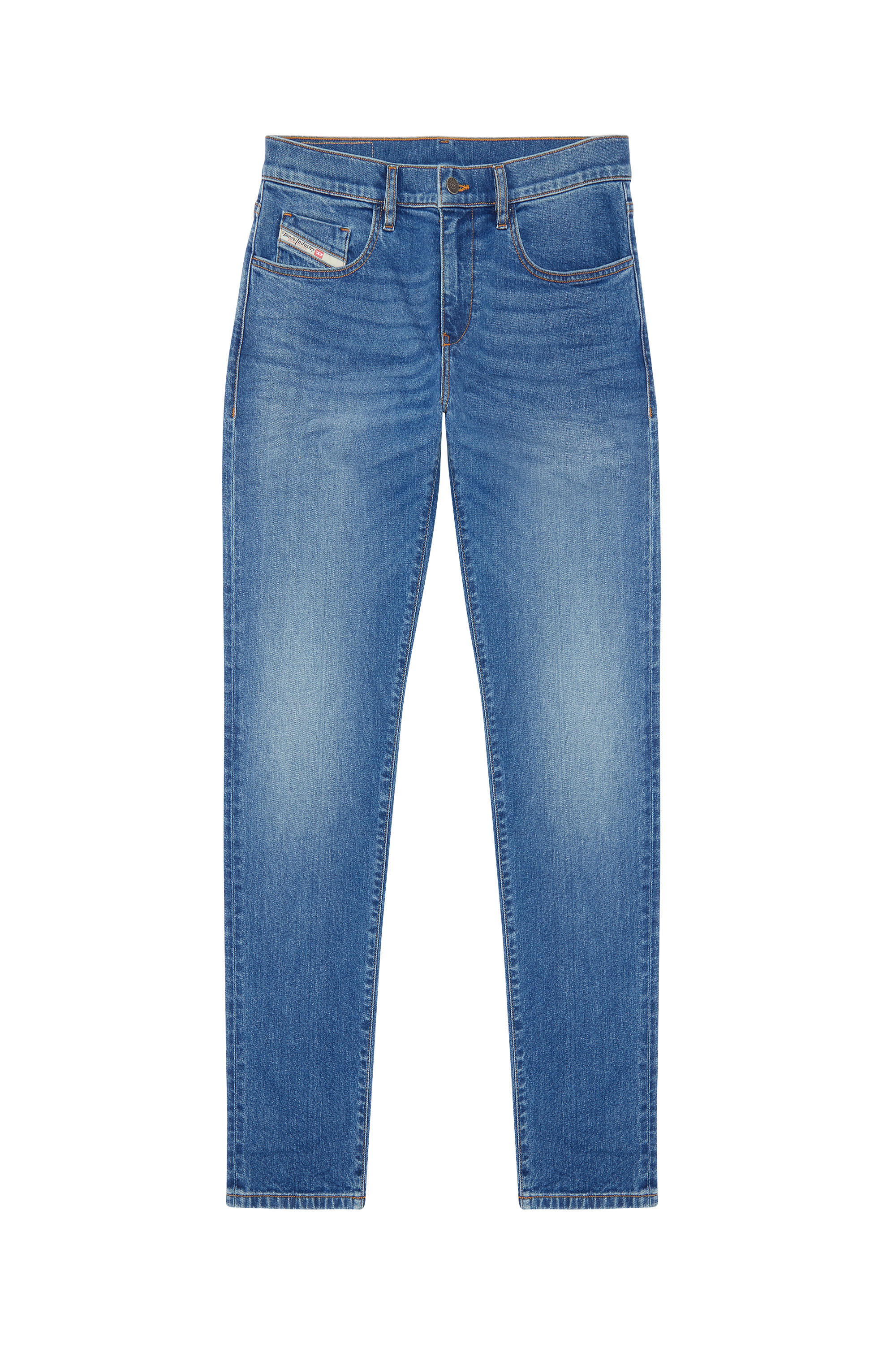 Diesel - Slim Jeans 2019 D-Strukt 0ENAT, Bleu moyen - Image 5