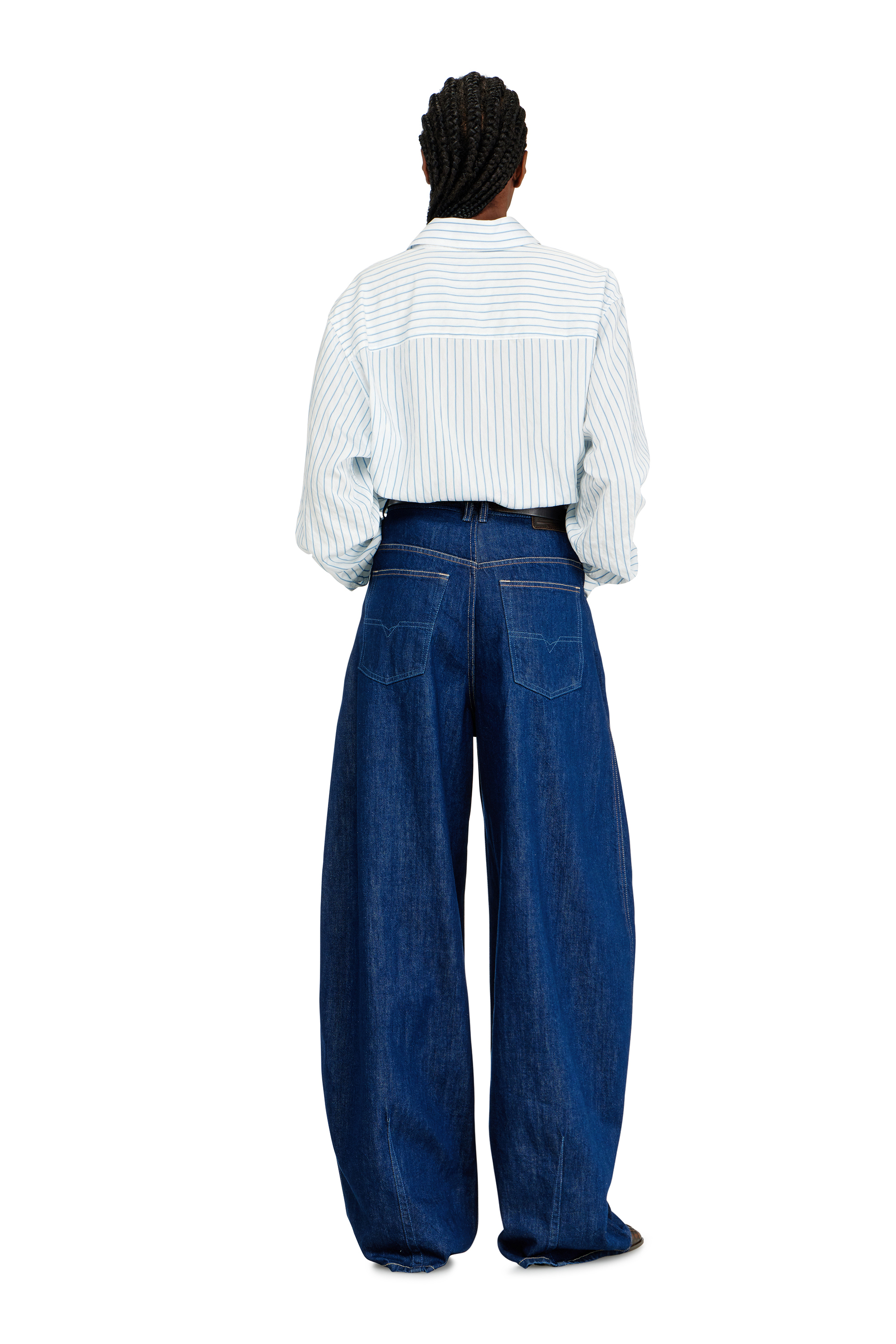 Diesel - Relaxed Jeans 1987 D-Khelz 09Q09 Femme, Bleu Fonc&eacute; - Image 3