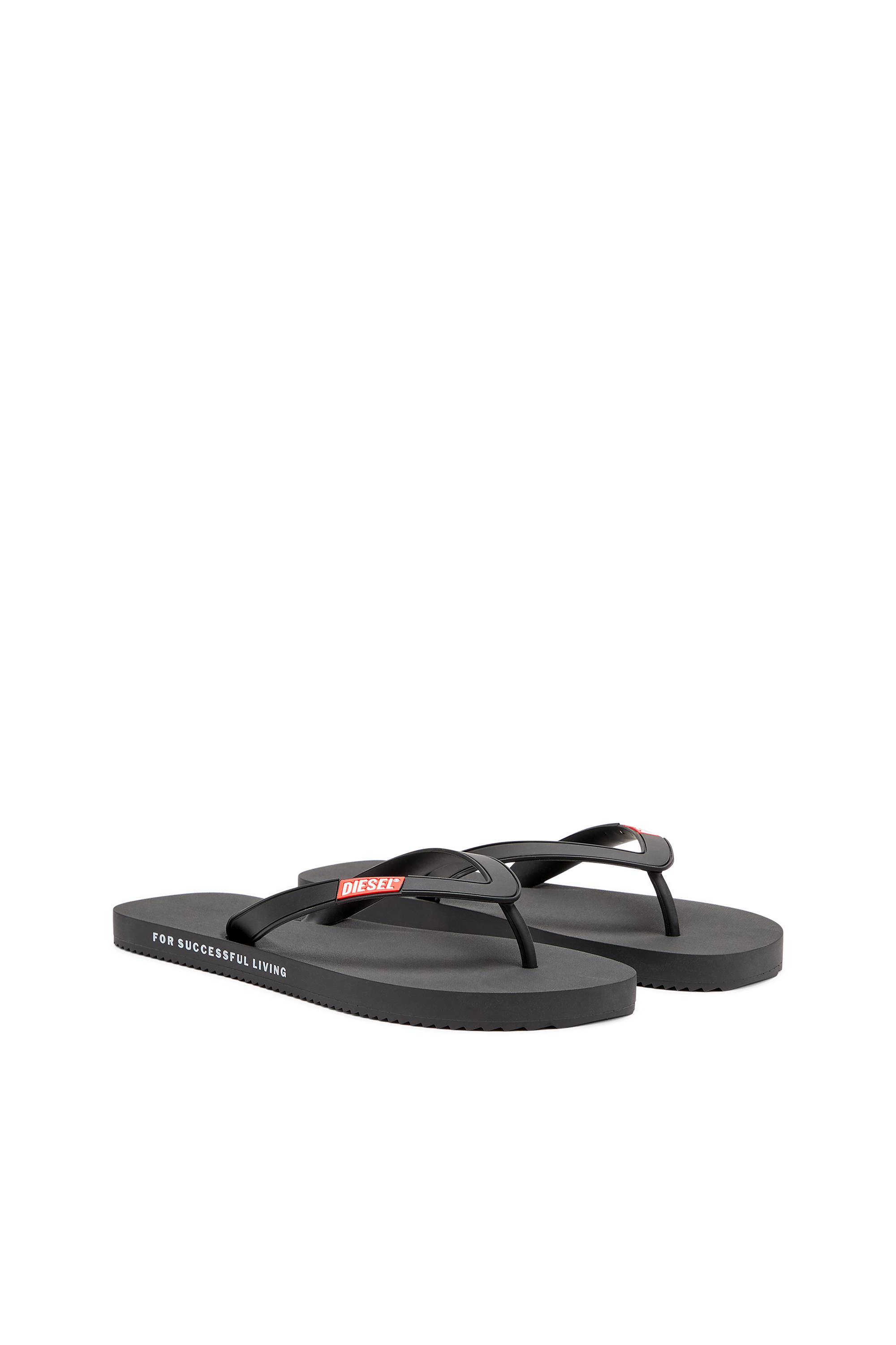 Diesel - SA-RIO, Sa-Rio-Tongs en caoutchouc Homme in Noir - 2