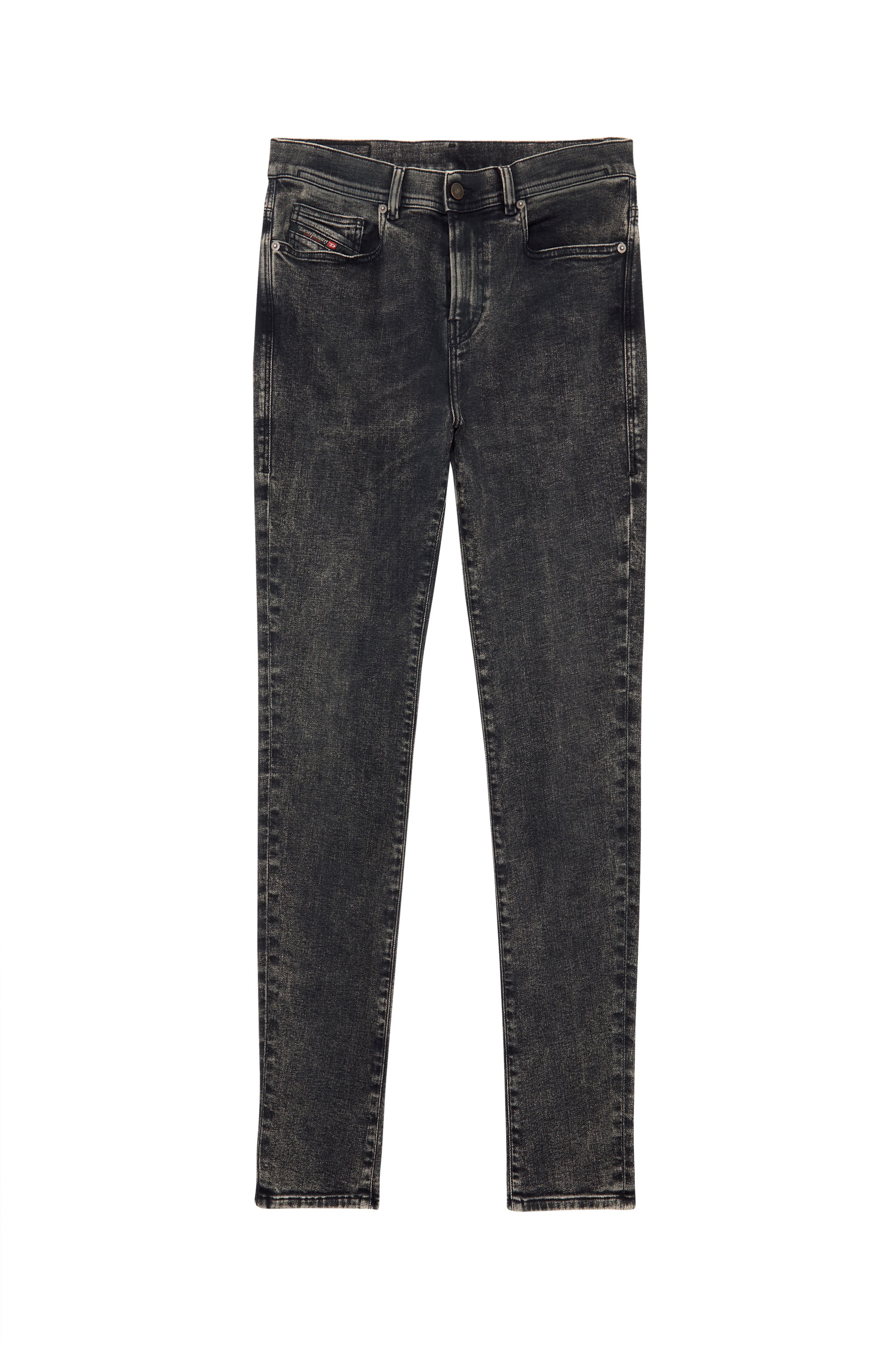 1983 D-Amny 09C22 Skinny Jeans, Noir/Gris foncé - Jeans