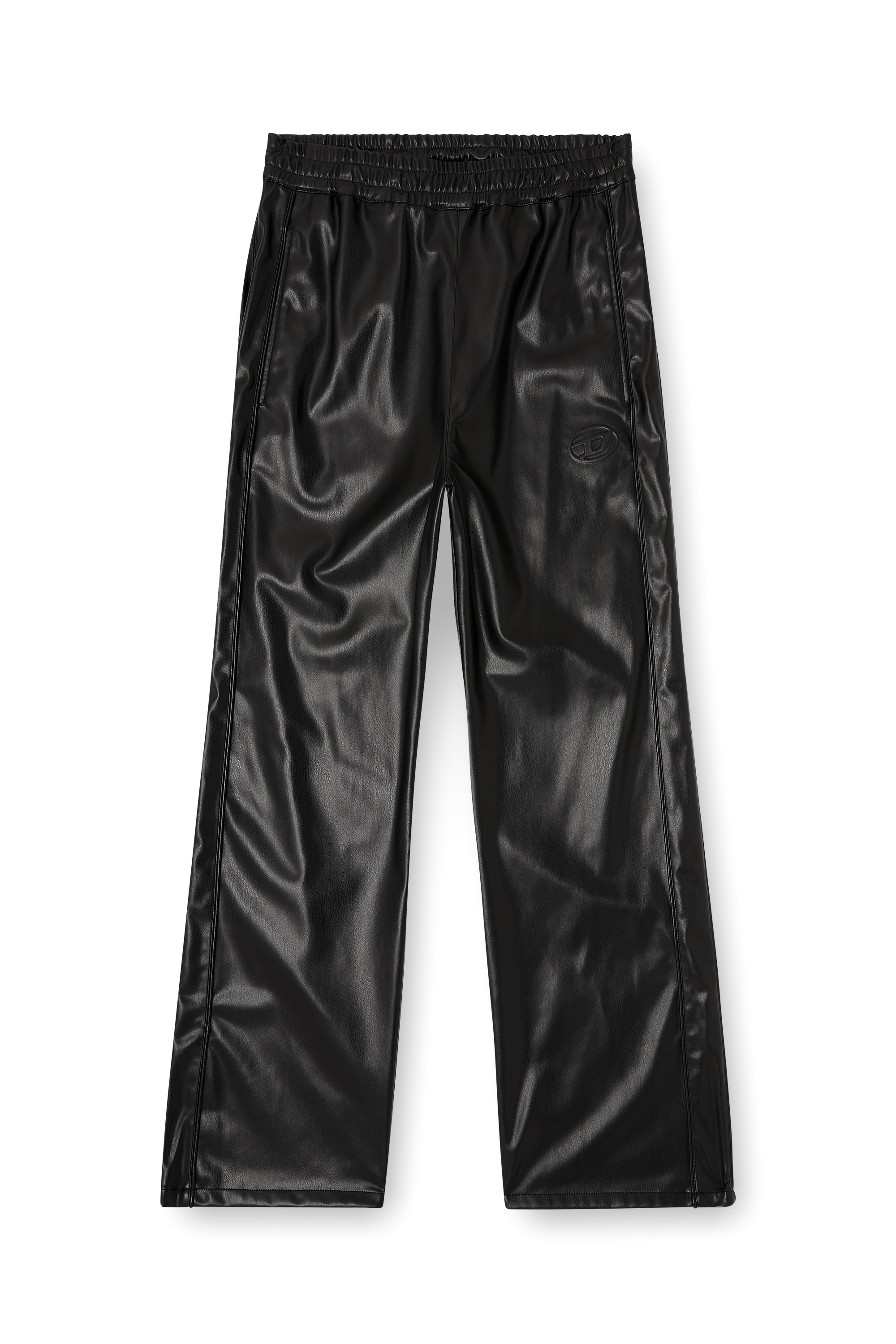 Diesel - P-ARTEN-PIPING-PGBX, Pantalons de survêtement en tissu enduit Homme in ToBeDefined - 3
