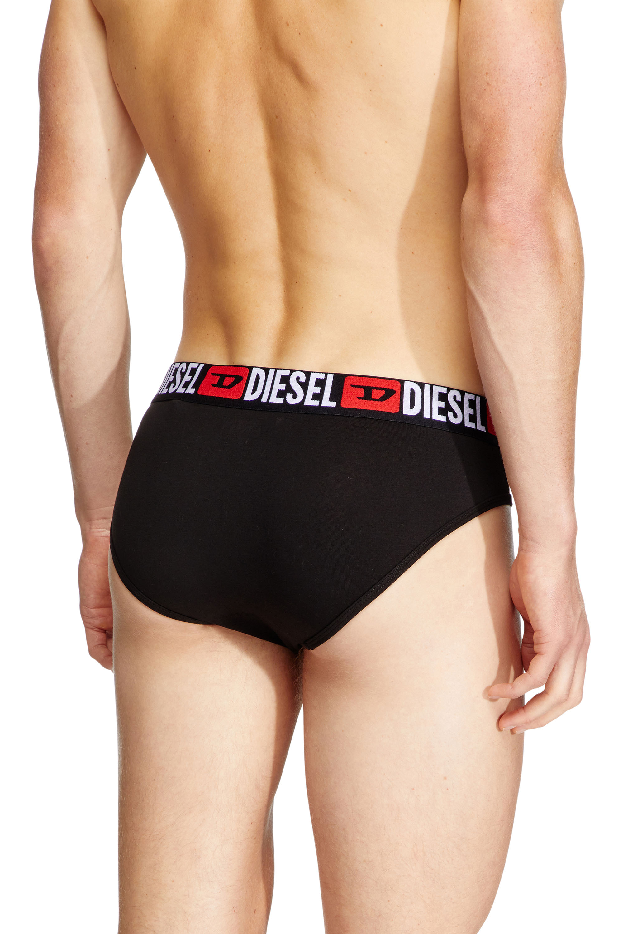 Diesel - UMBR-ANDRETHREEPACK, Lot de trois slips unis Homme in Noir - 3