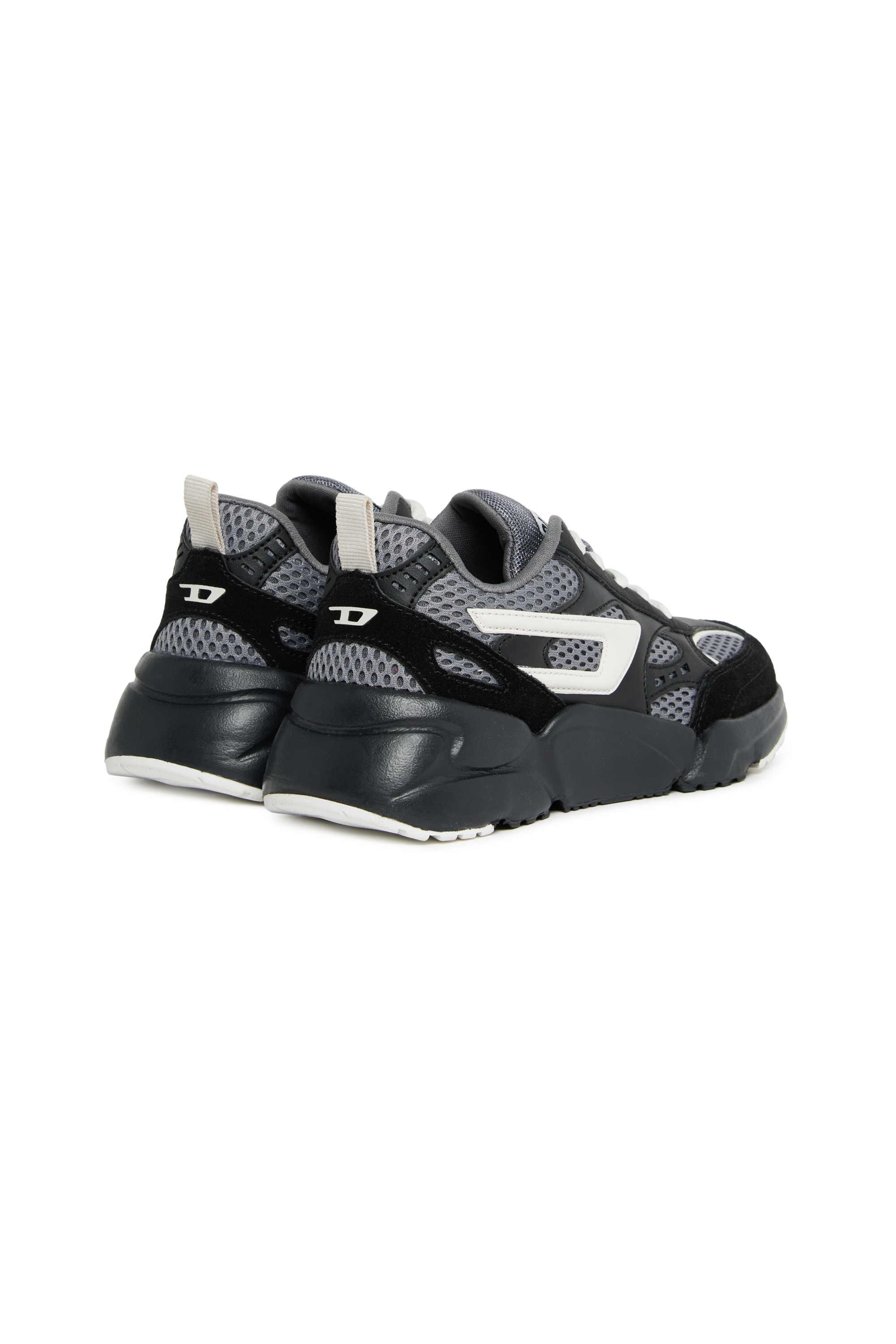 Diesel - S-MILLENIUM SPORT LC, Sneakers en mesh, cuir suédé et PU Mixte in Polychrome - 3