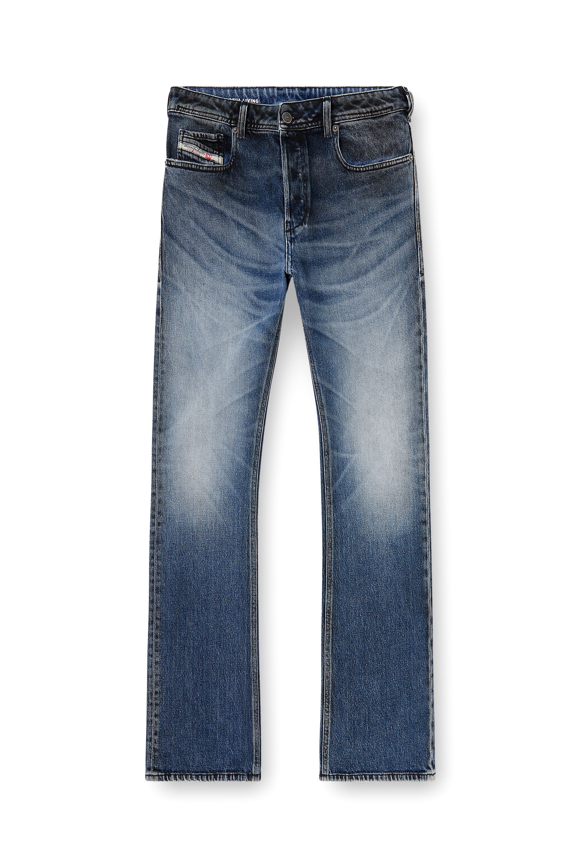 Diesel - Bootcut Jeans 2007 Zatiny 09N53 Homme, Bleu moyen - Image 3
