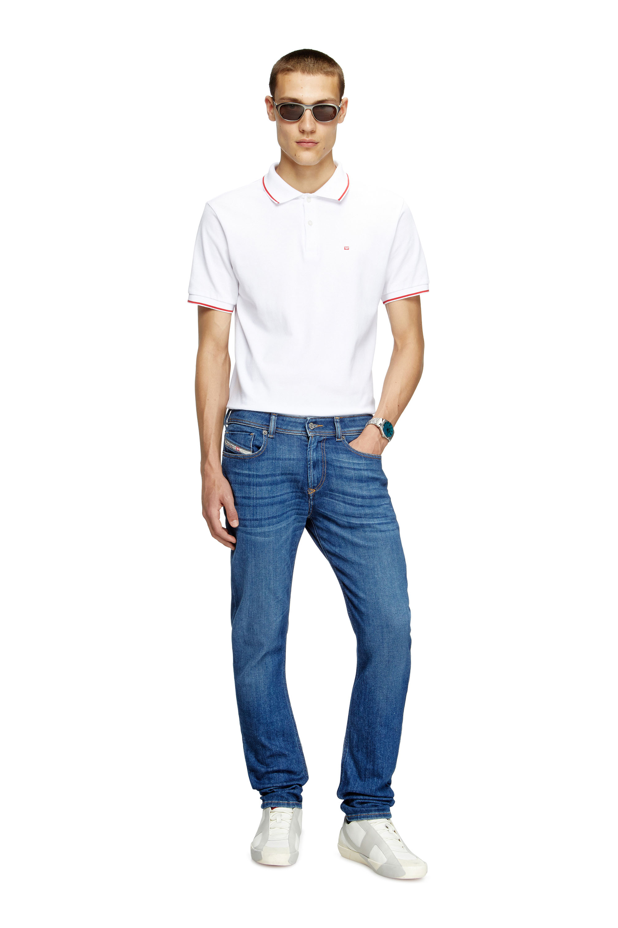 Diesel - Skinny Jeans 1979 Sleenker 09M73 Homme, Bleu moyen - Image 1