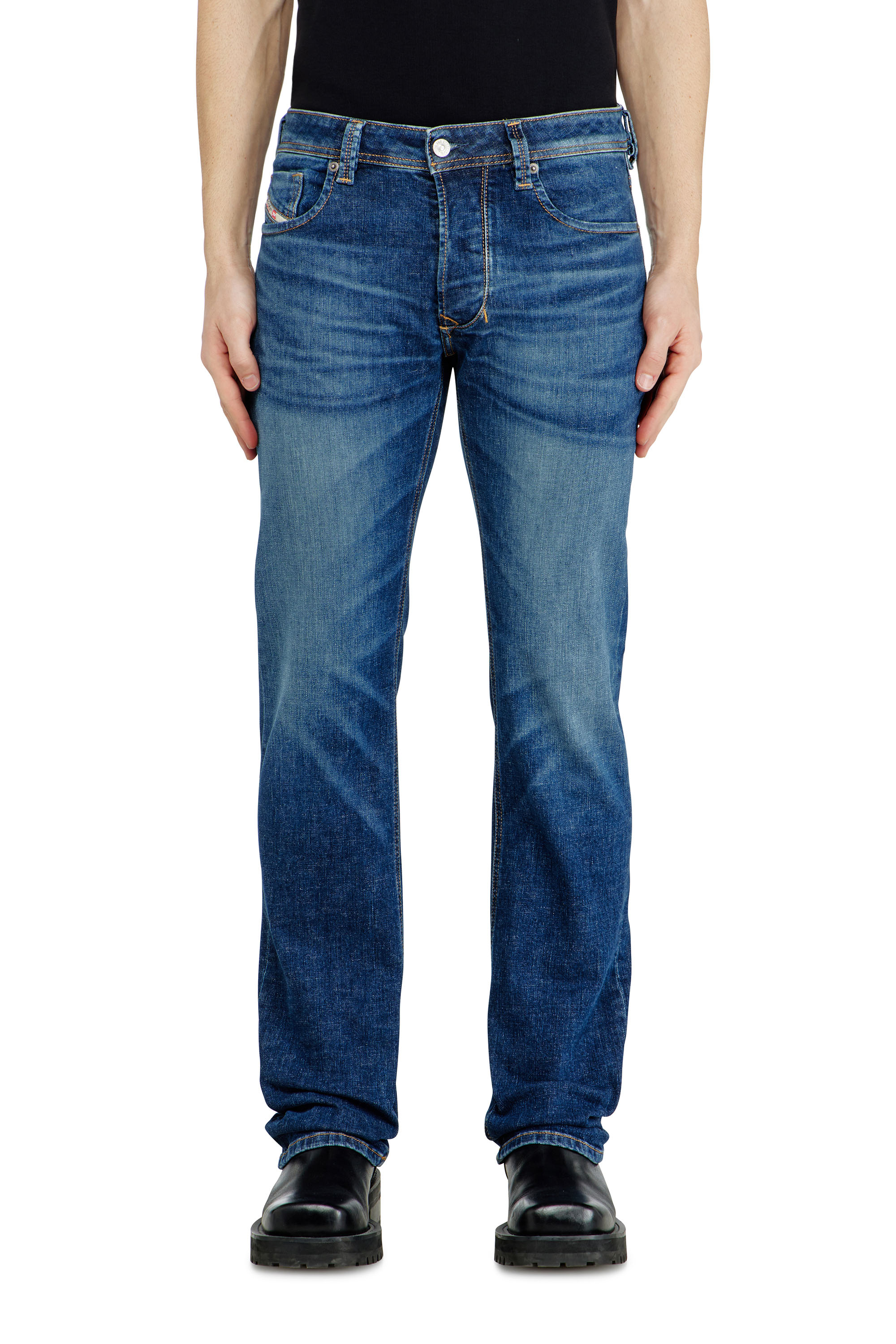 Diesel - Regular Jeans 1985 Larkee 09J47 Homme, Bleu Fonc&eacute; - Image 4
