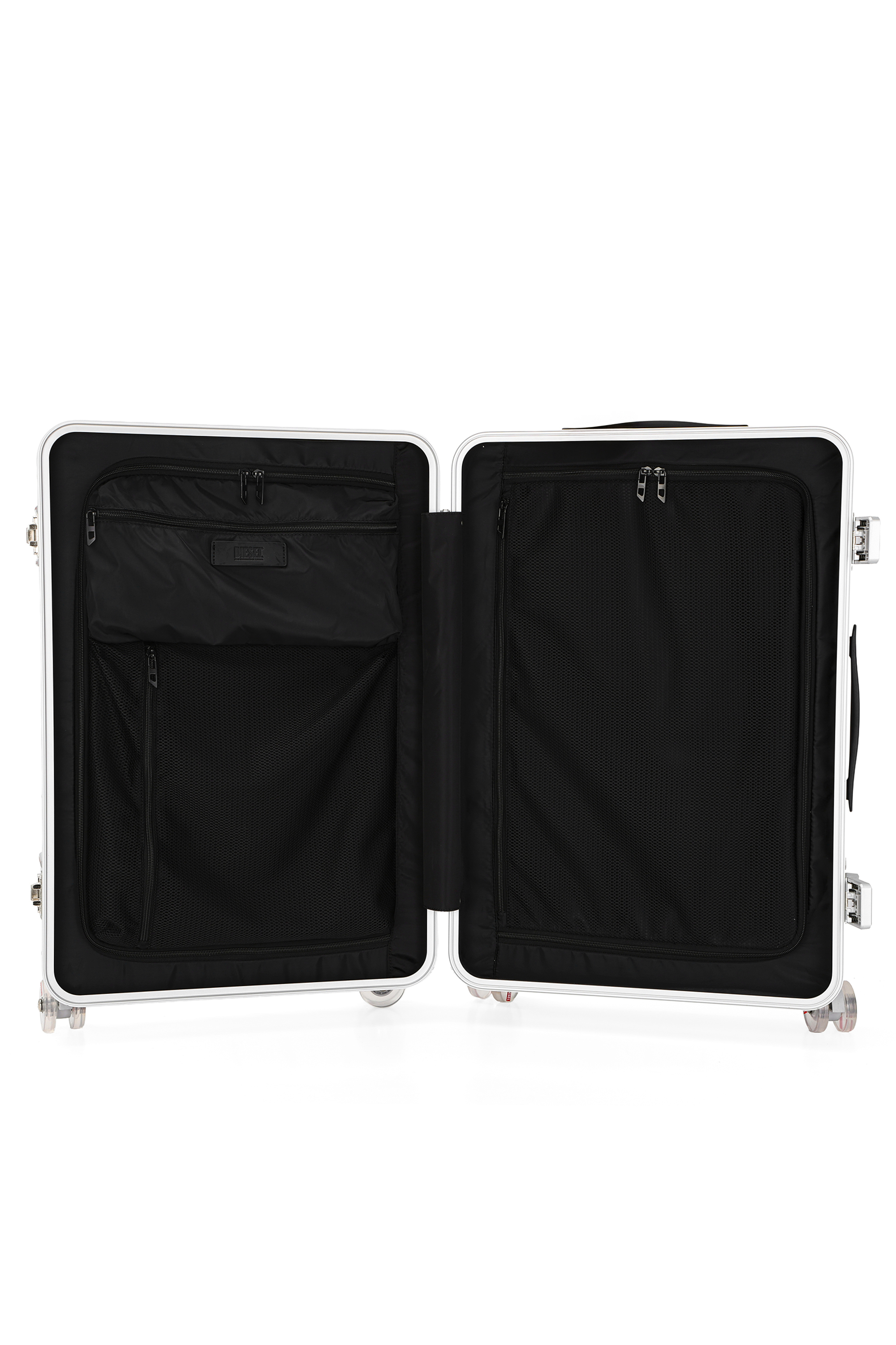 Diesel - DIESEL PC STRONG IMAGE TROLLEY- DSL003, Valise robuste taille M Mixte in Gris argent&eacute; - 3