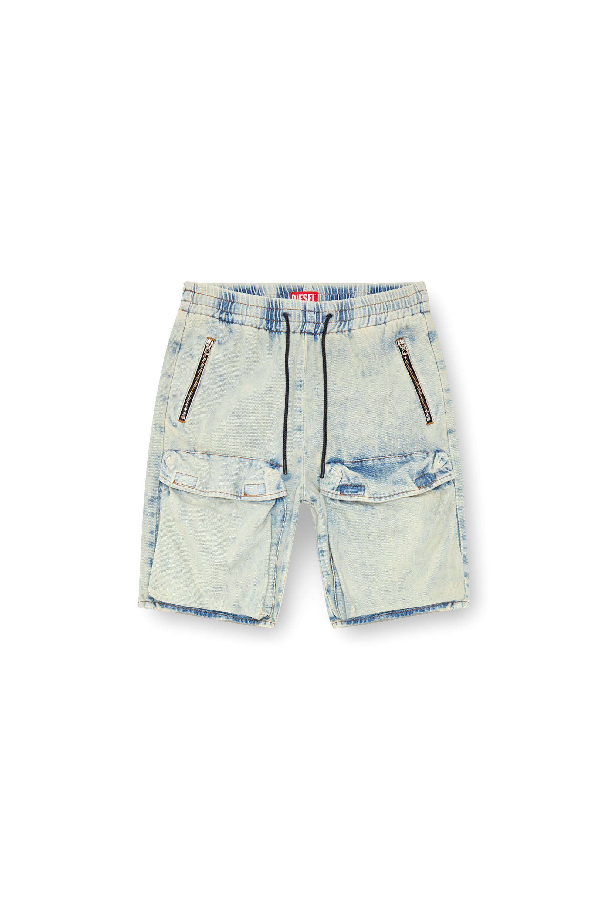 Diesel - D-RIDE-S, Short cargo en denim Femme in Bleu - 3