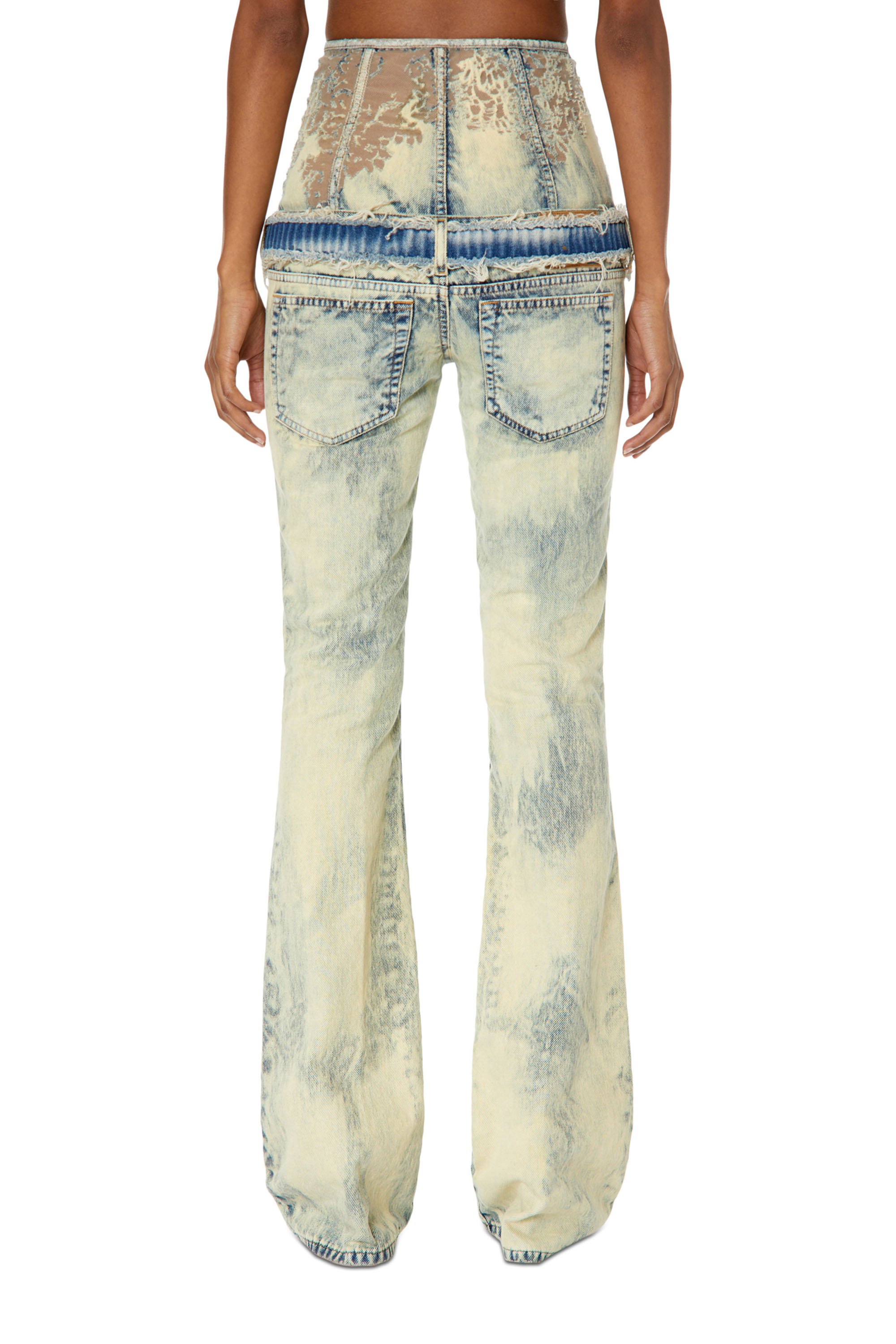 Diesel - 1969 D-Ebbey 068GP Bootcut and Flare Jeans, Bleu Clair - Image 4