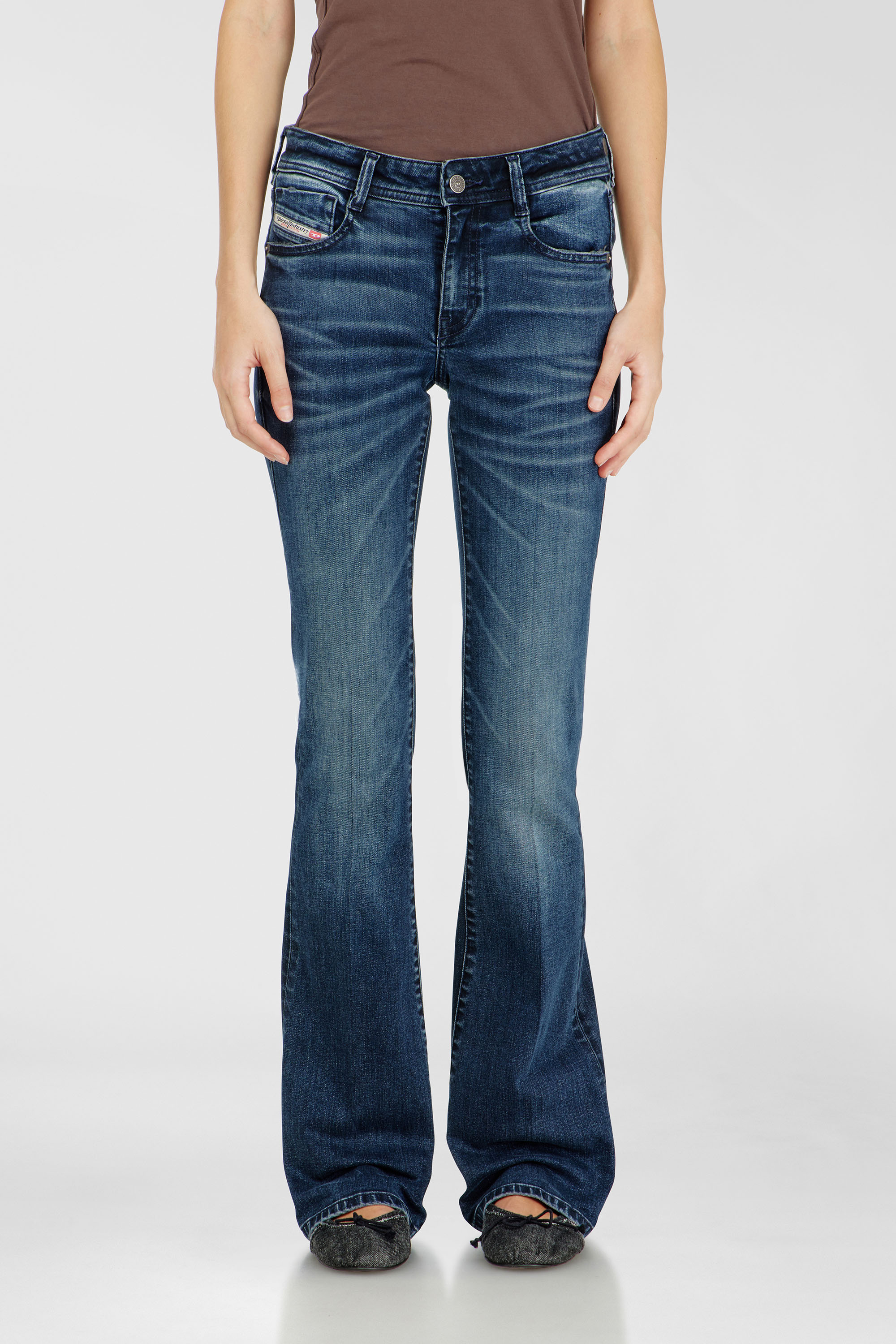 Diesel - Bootcut Jeans 1969 D-Ebbey 0ILDY Femme, Bleu Fonc&eacute; - Image 4