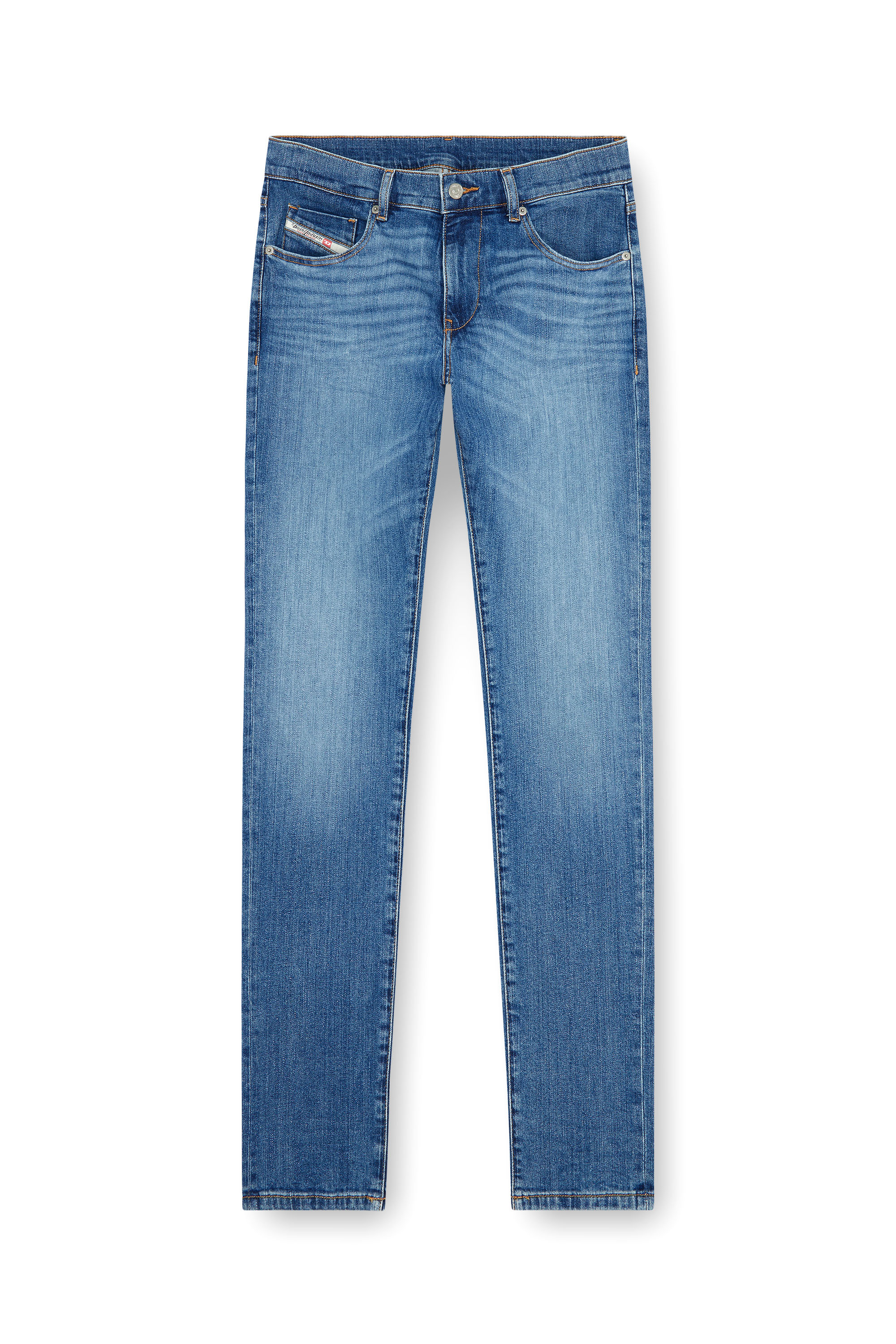 Diesel - Slim Jeans 2019 D-Strukt 0KIAL Homme, Bleu Clair - Image 2