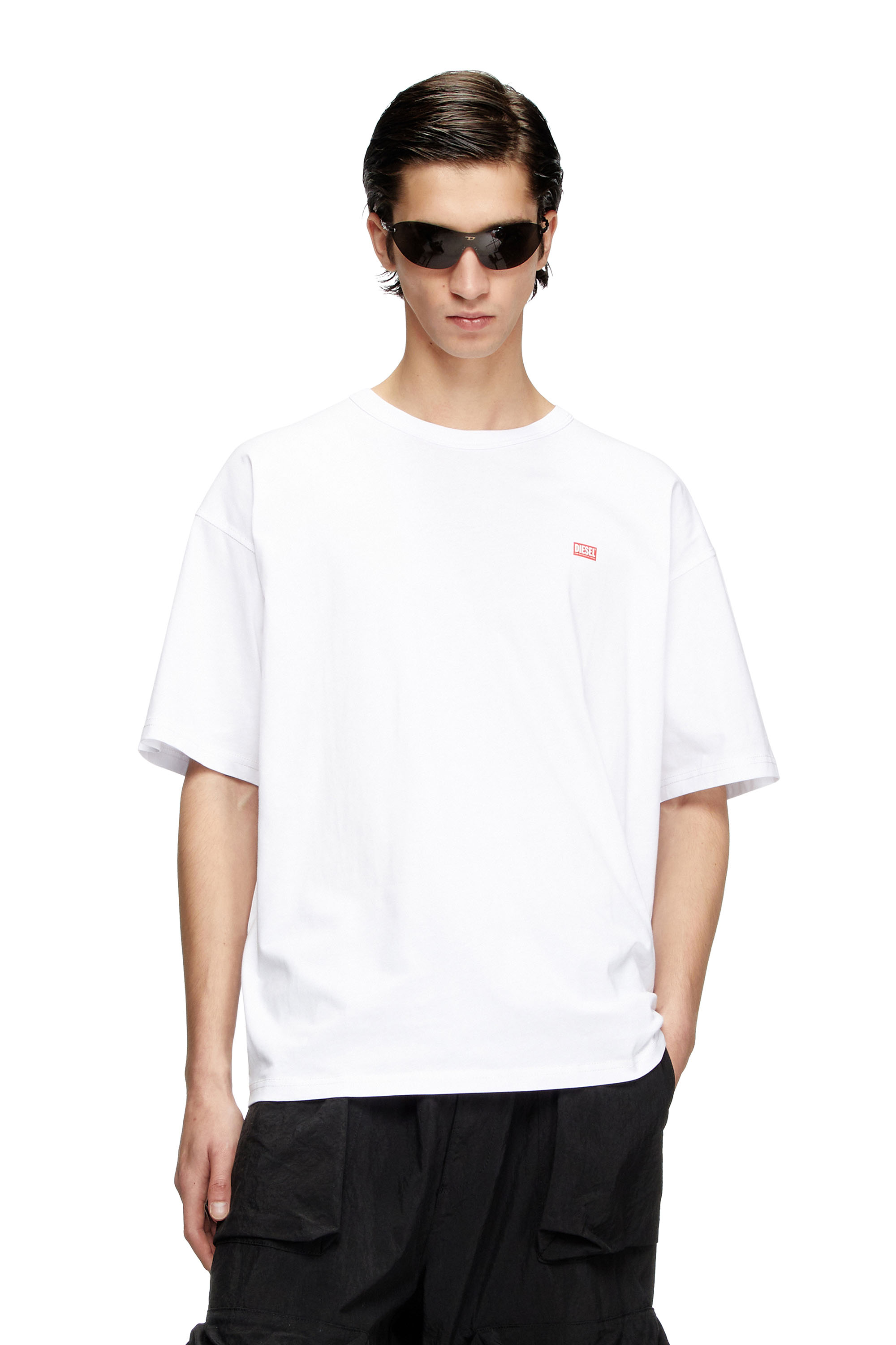 Diesel - T-BOXT-R30, T-shirt avec petit logo Homme in Blanc - 3
