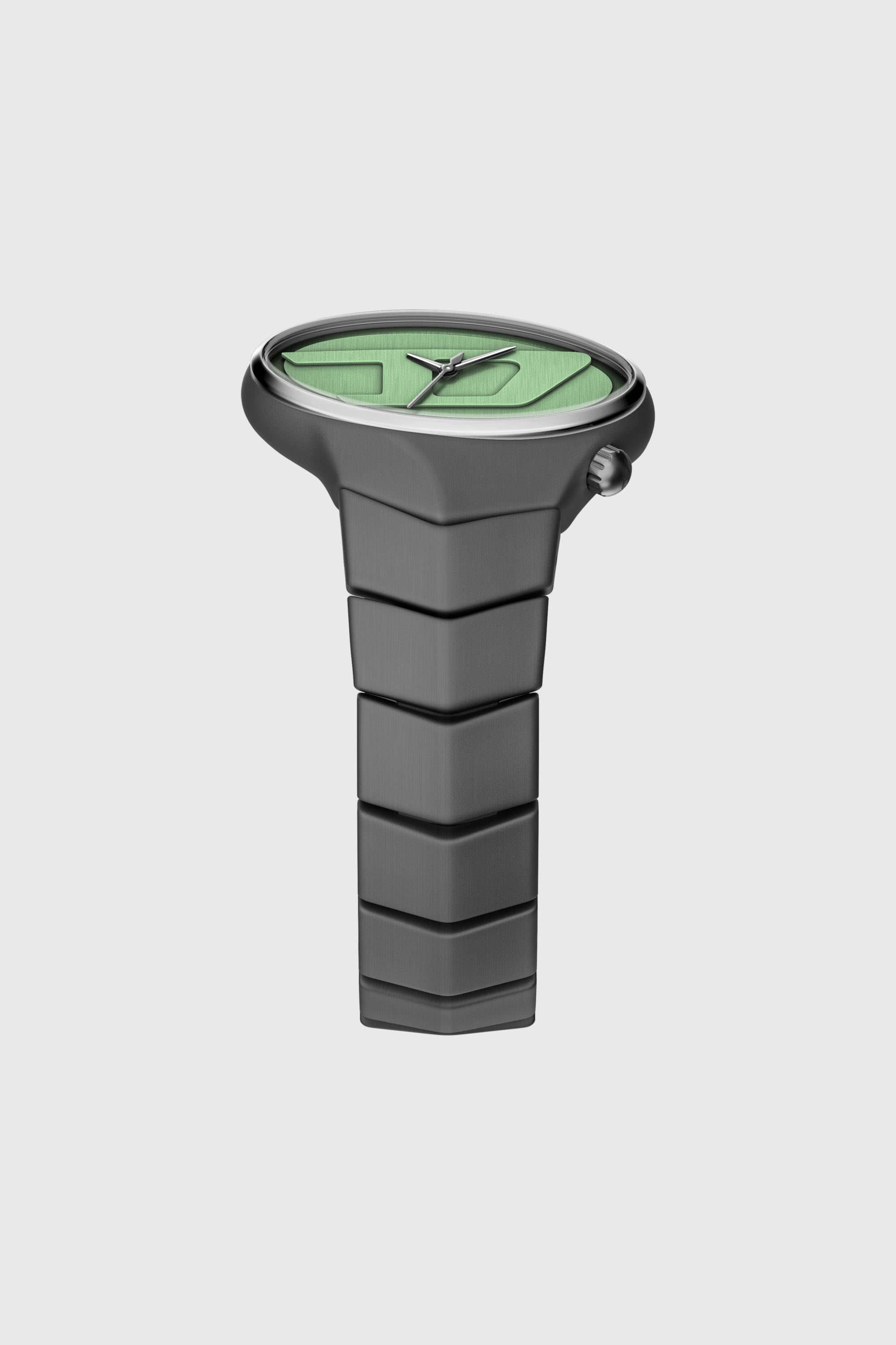 Diesel - DZ2241 WATCH, D-Rush montre en acier inoxydable gunmetal Homme in Gris - 4