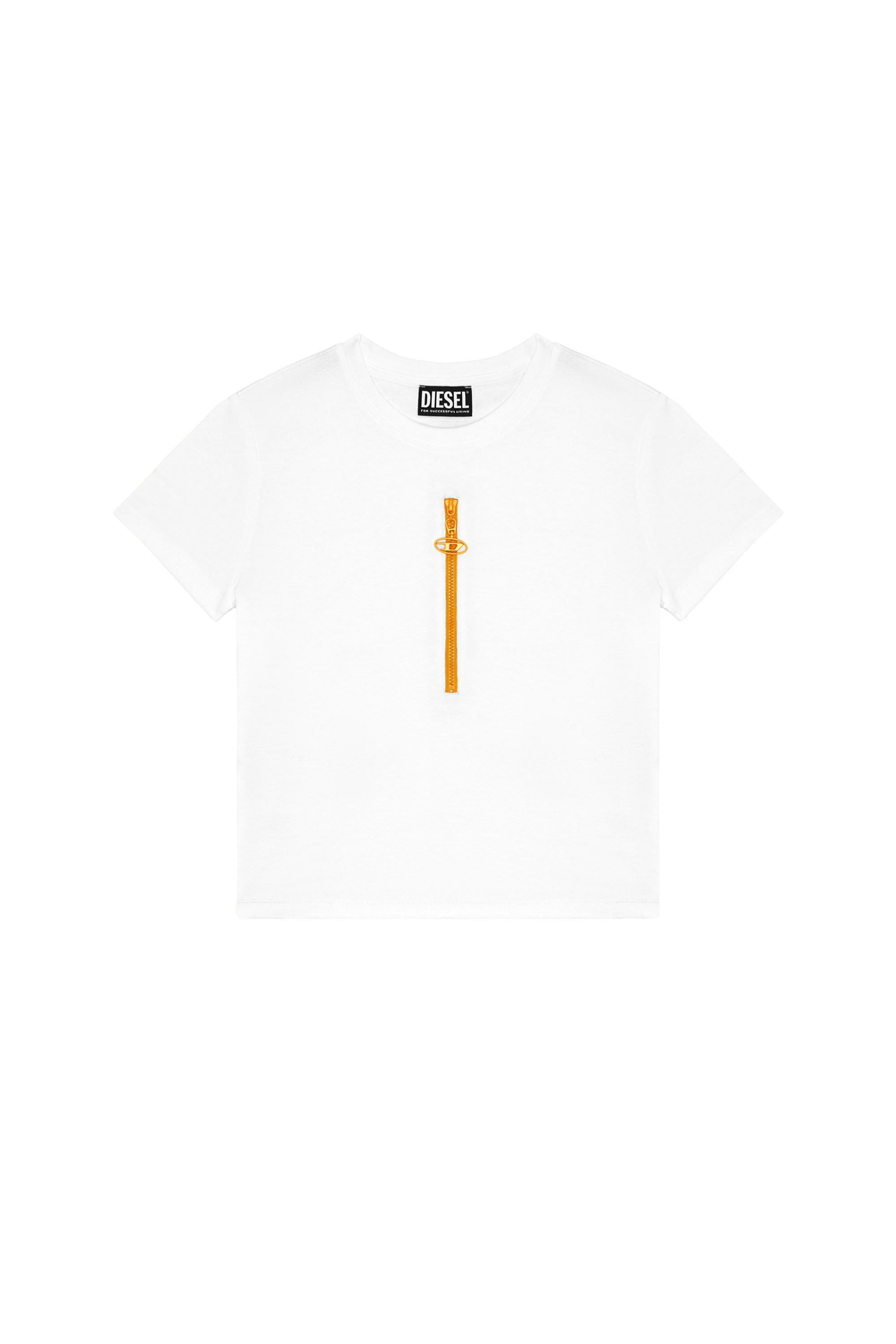 Diesel - T-VAZY, Blanc/Jaune - Image 3