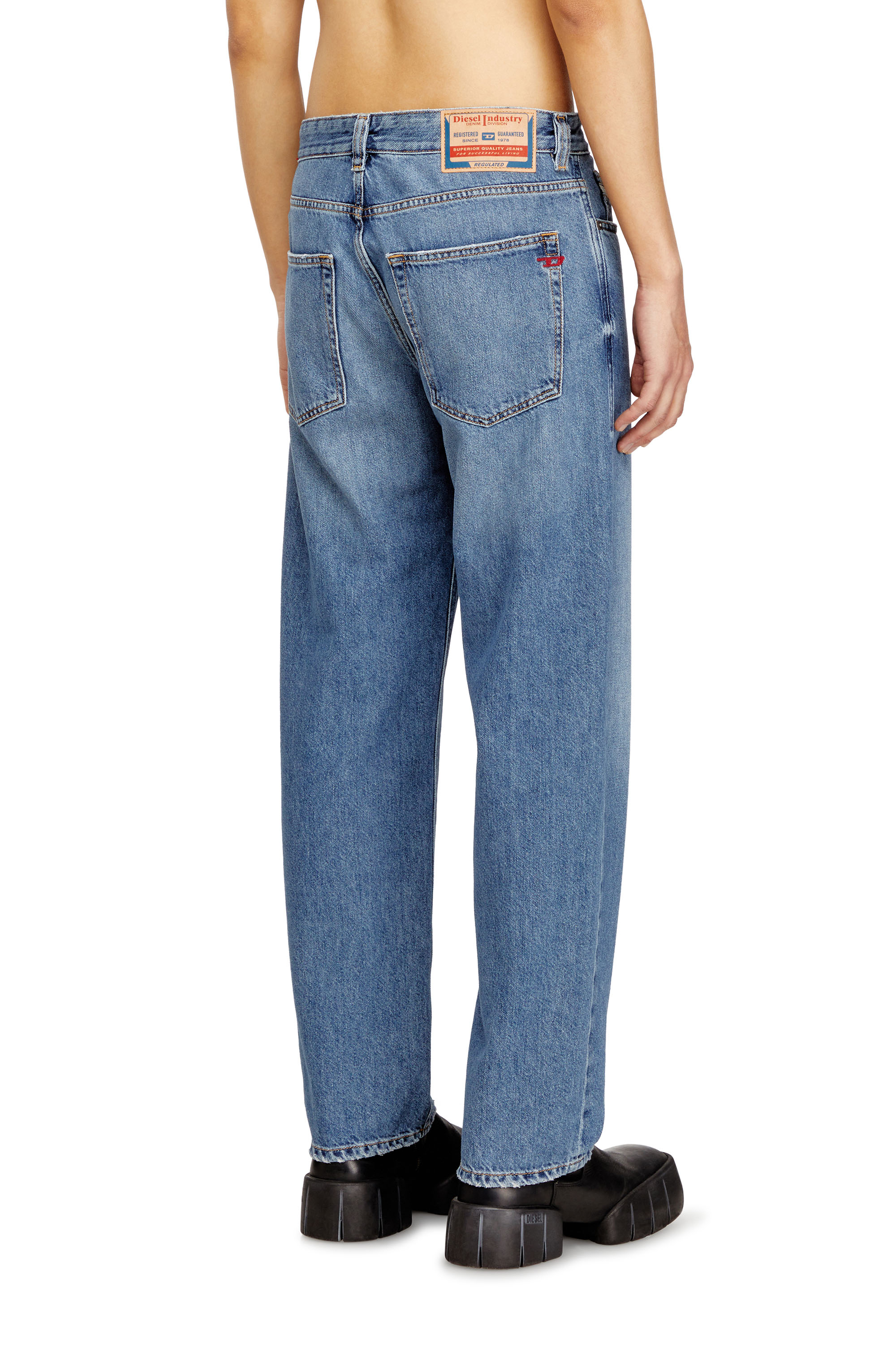 Diesel - Regular Jeans 2024 D-Macs 09N69 Homme, Bleu Clair - Image 3