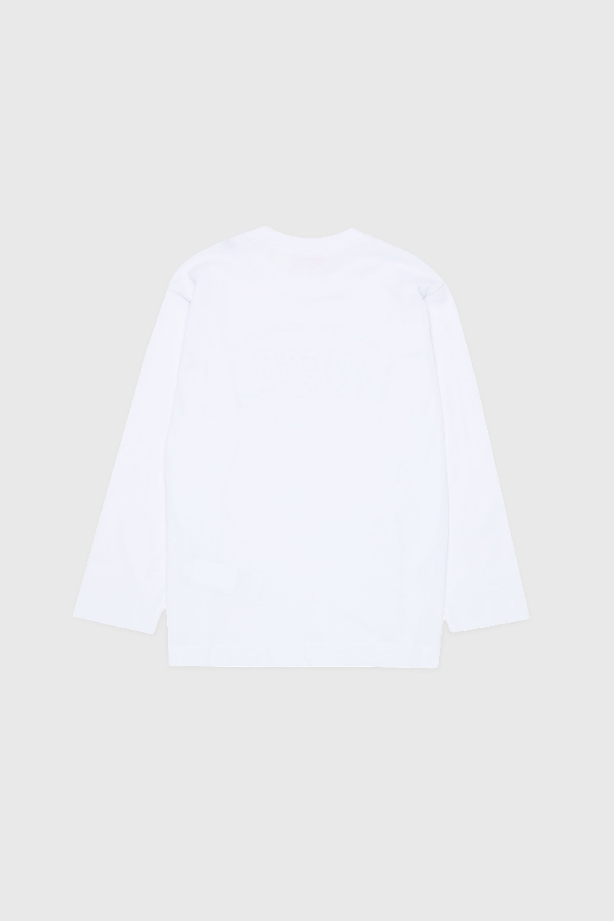 Diesel - TCIRCLELS OVER, T-shirt &agrave; manches longues avec logo Oval D Homme in Blanc - 2