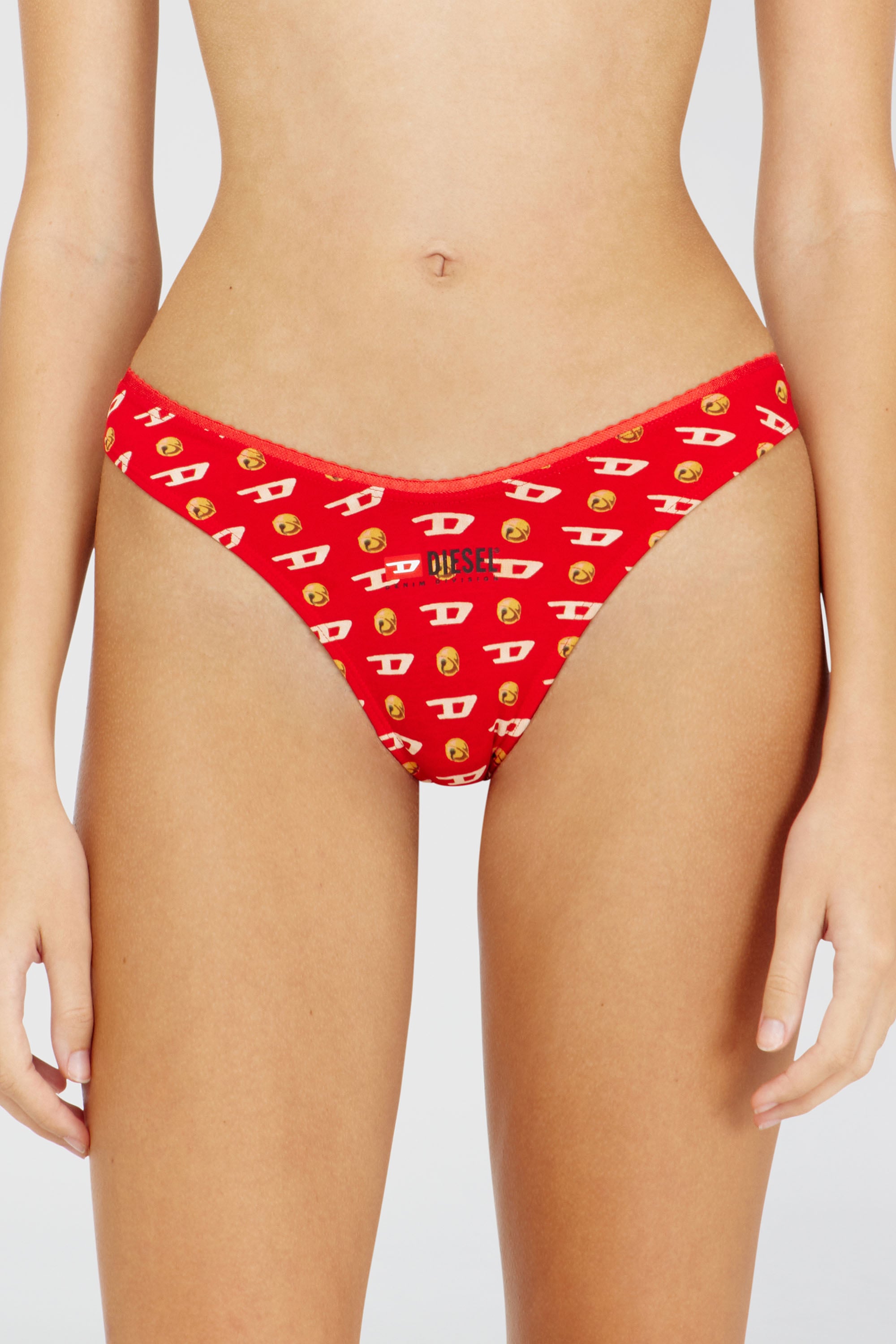 Diesel - PUNCHY-GFT-3PACK, Lot de trois culottes cheeky &agrave; motif de No&euml;l Femme in Polychrome - 2