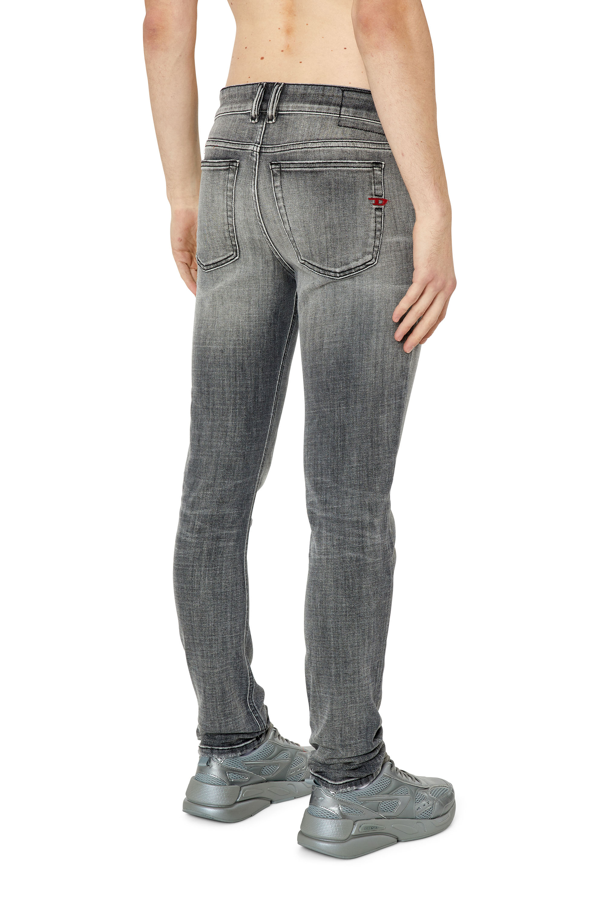 Diesel - Skinny Jeans 1979 Sleenker 09E71 Homme, Noir/Gris foncé - Image 4