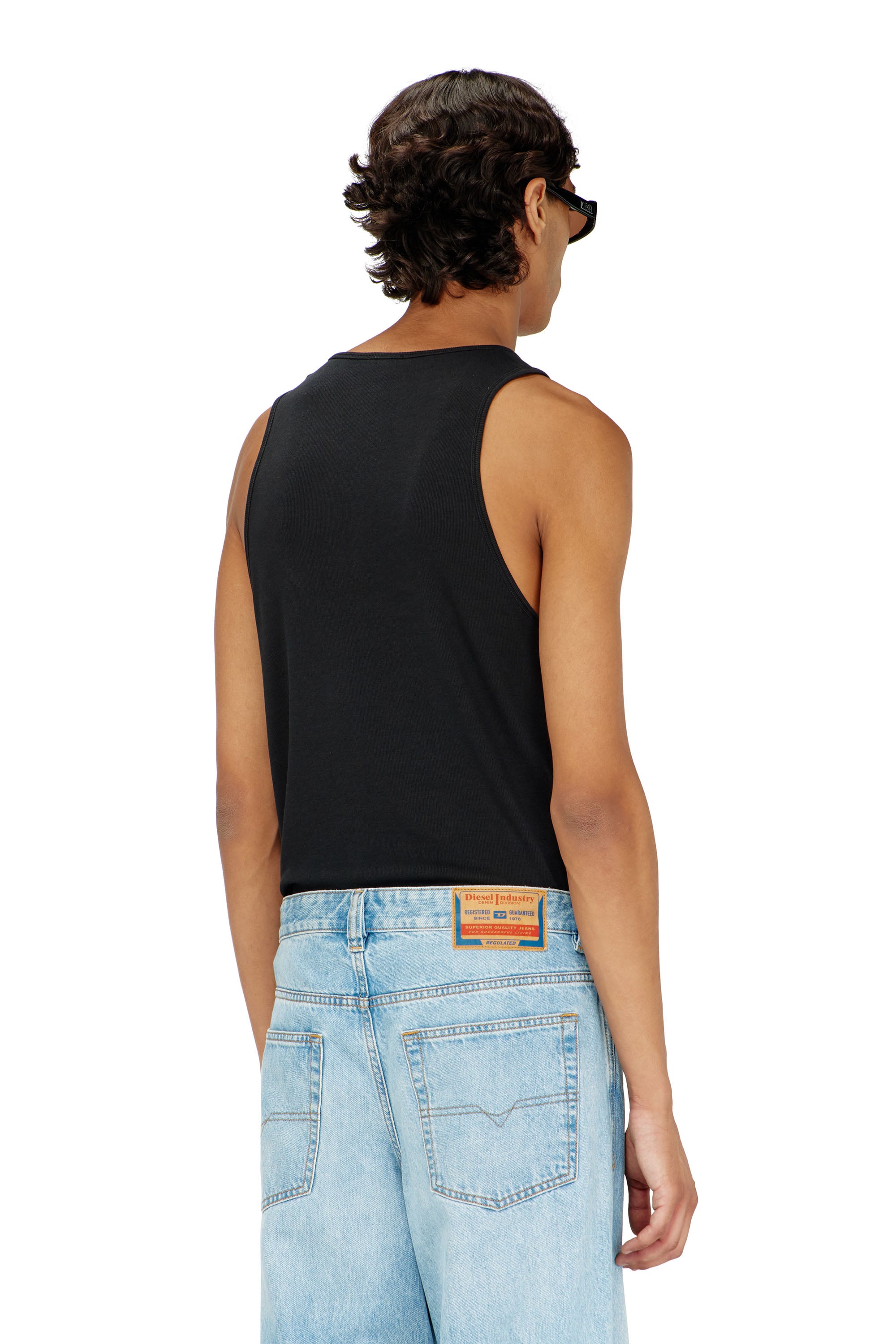Diesel - T-LIFTY-IOD, D&eacute;bardeur en coton avec logo Homme in Noir - 4