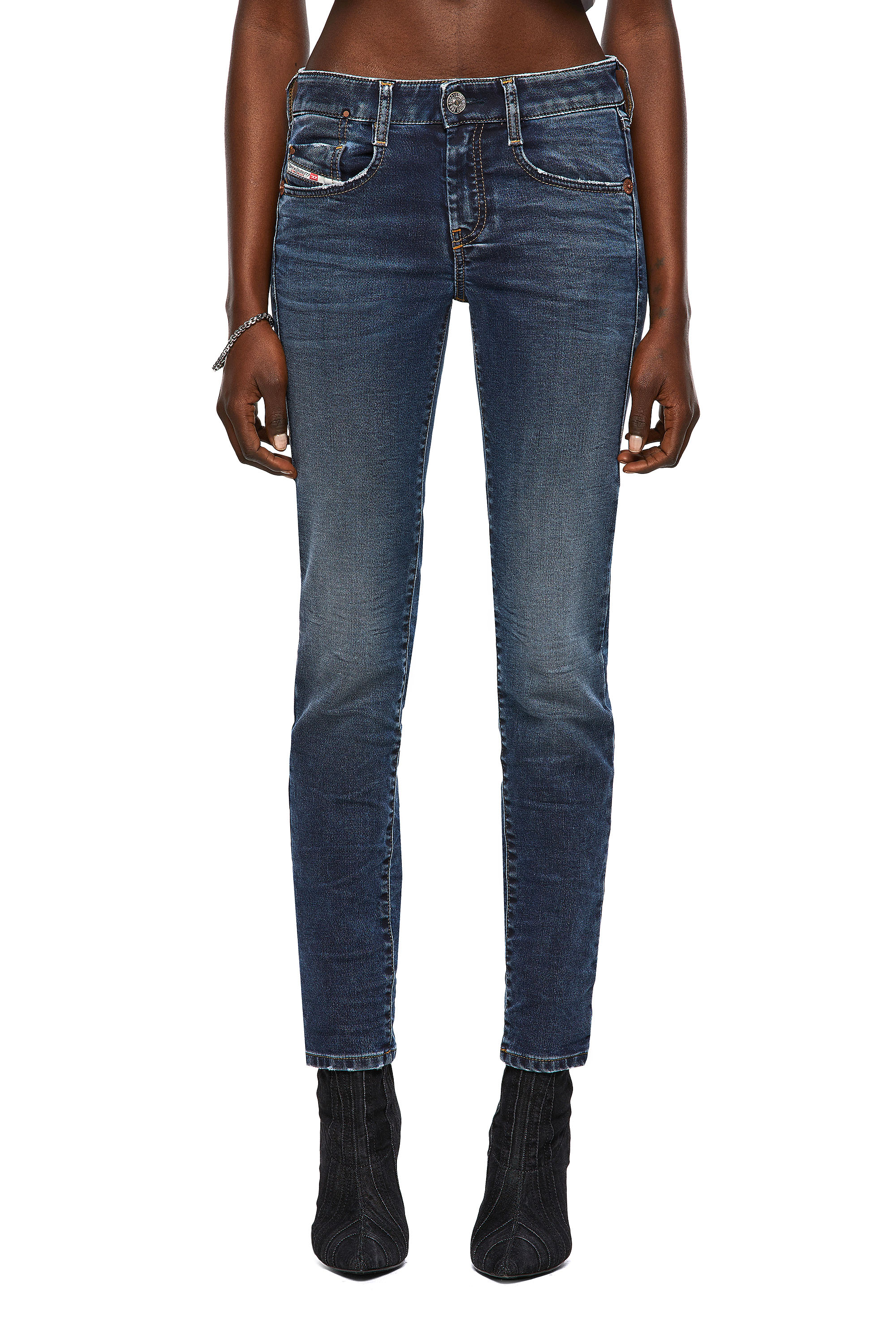 D-Ollies JoggJeans® 069WY, Bleu Foncé - Jeans