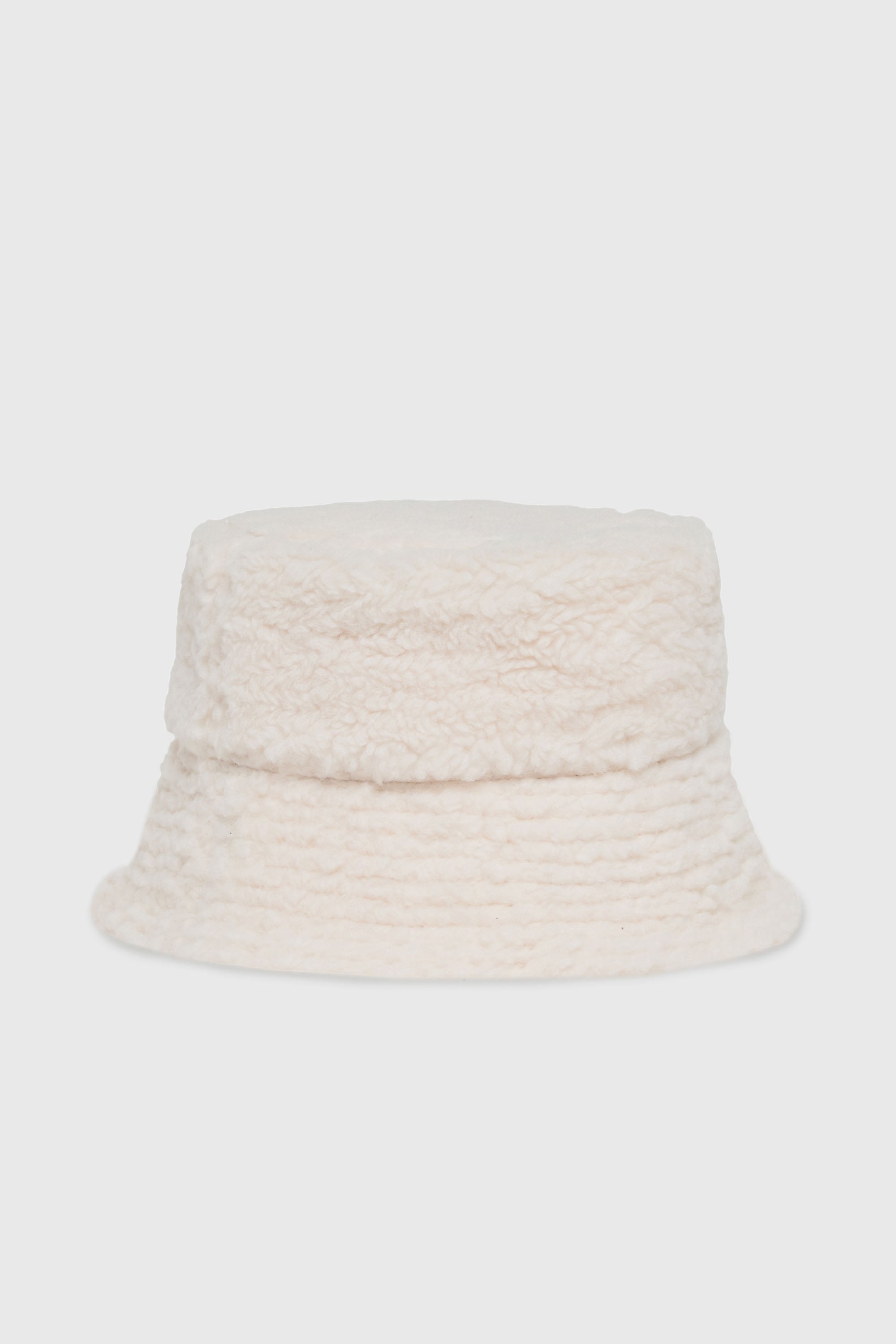 Diesel - FBONT, Bob bucket hat en tissu peluche doux Mixte in Blanc - 2