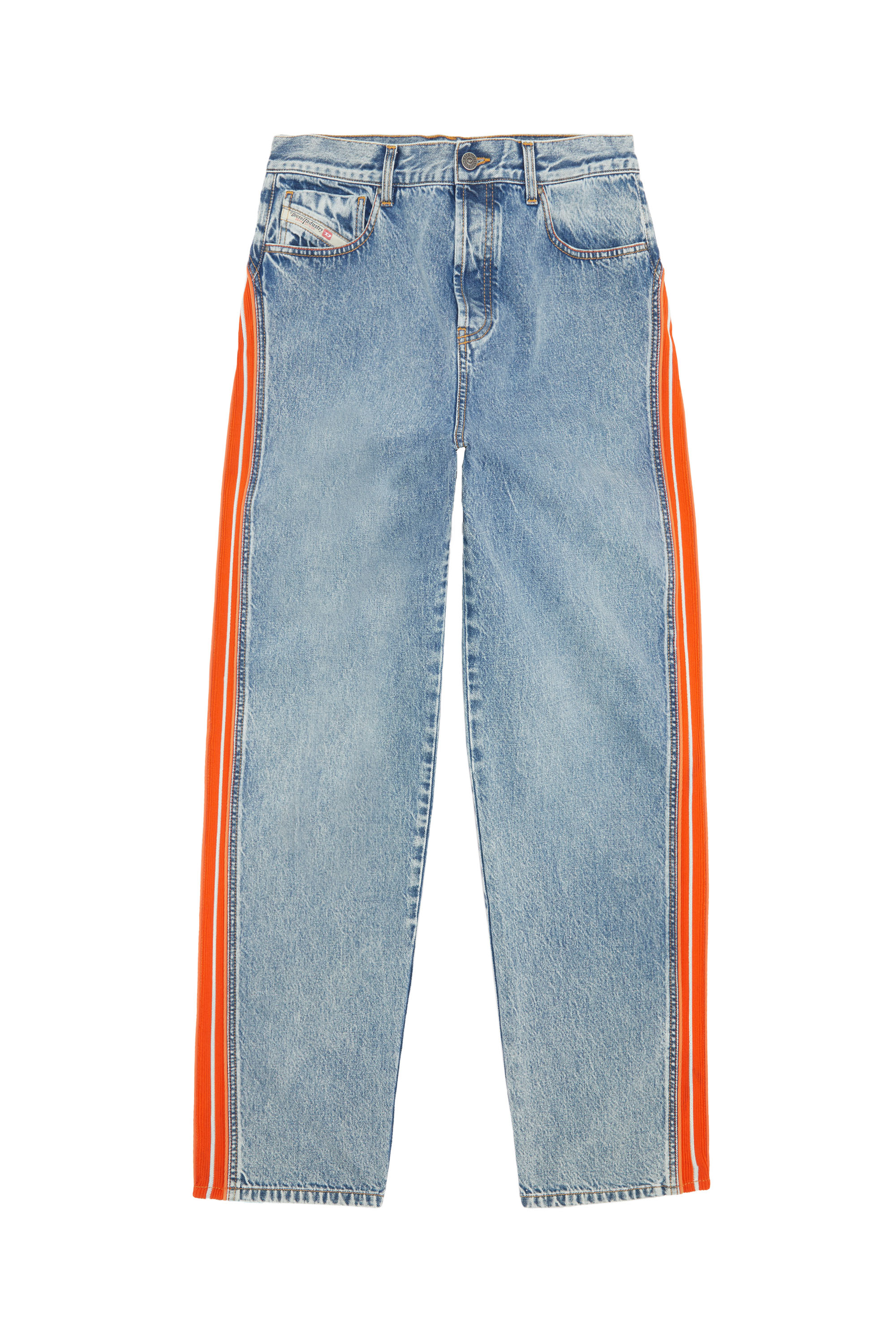 Diesel - D-Vulkos 0EMAH Straight Jeans, Bleu Clair - Image 5
