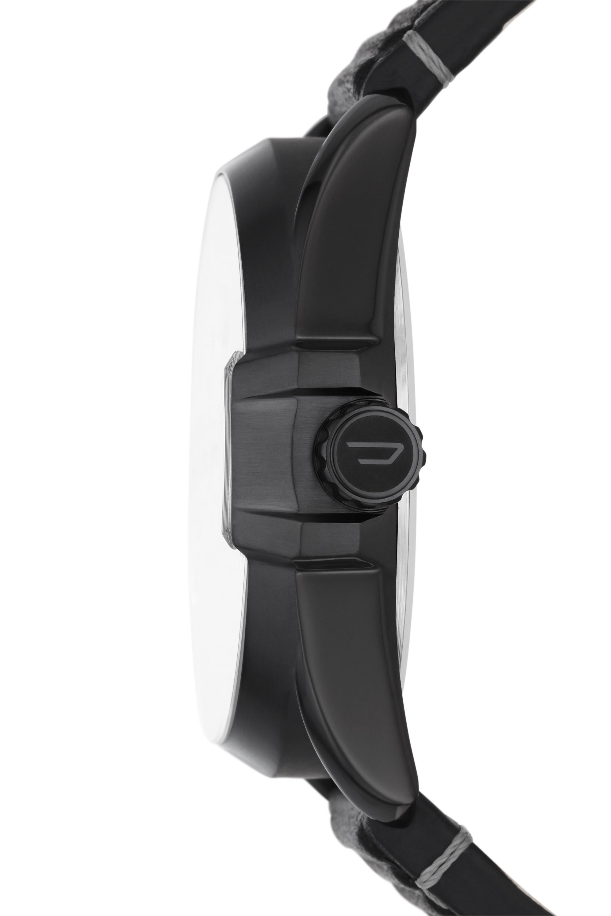 Diesel - DZ1973, Montre MS9 avec un bracelet en cuir Homme in Noir - 3