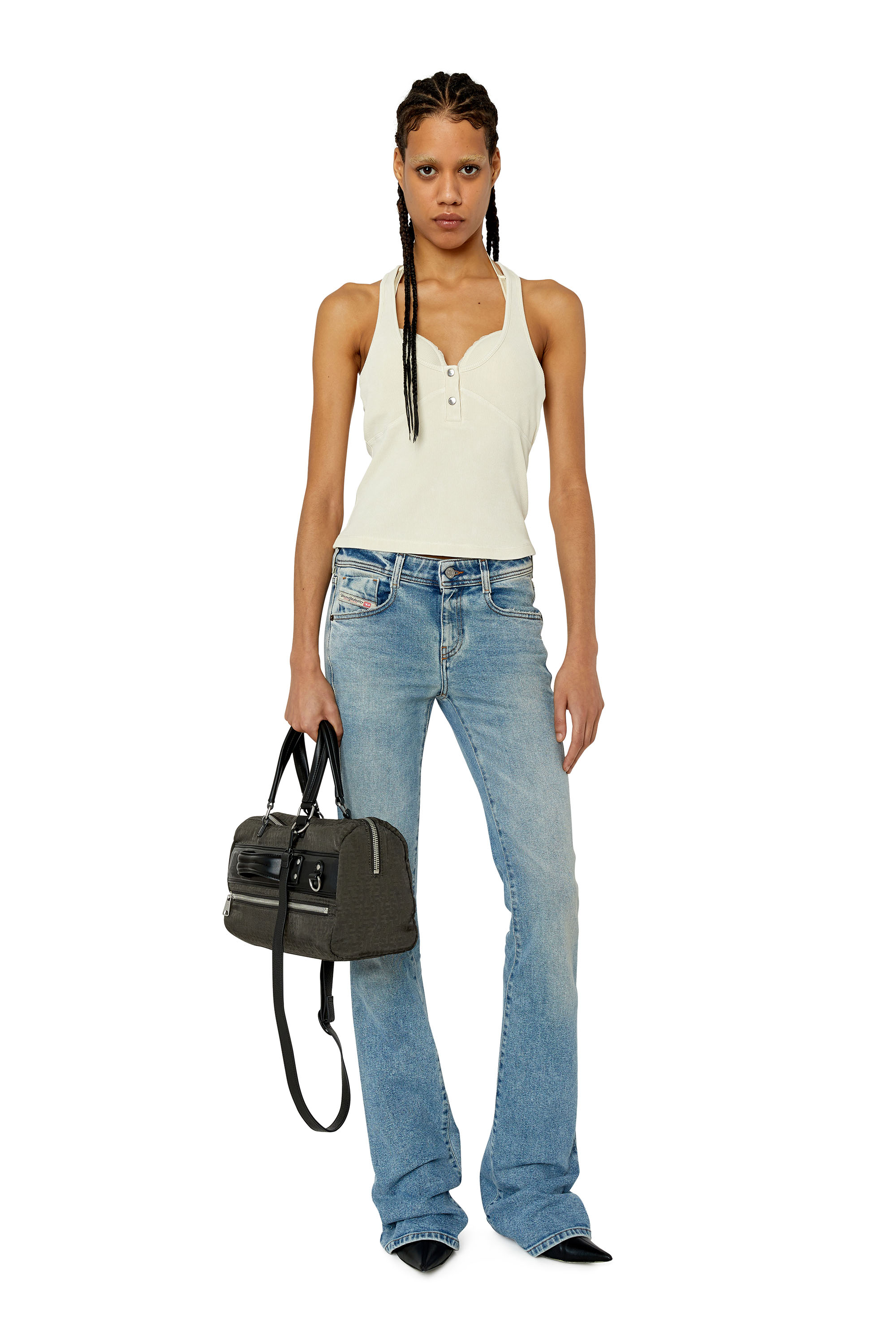 Diesel - 1969 D-EBBEY 09E86 Bootcut and Flare Jeans, Bleu Clair - Image 4