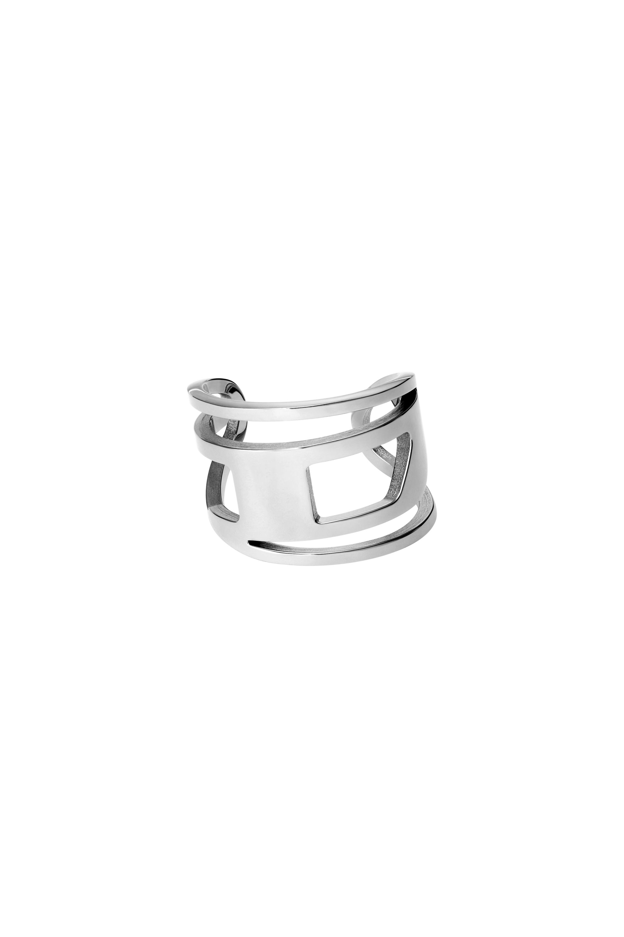 Diesel - DX1548040 JEWEL, Bague en acier inoxydable Mixte in Gris argenté - 2
