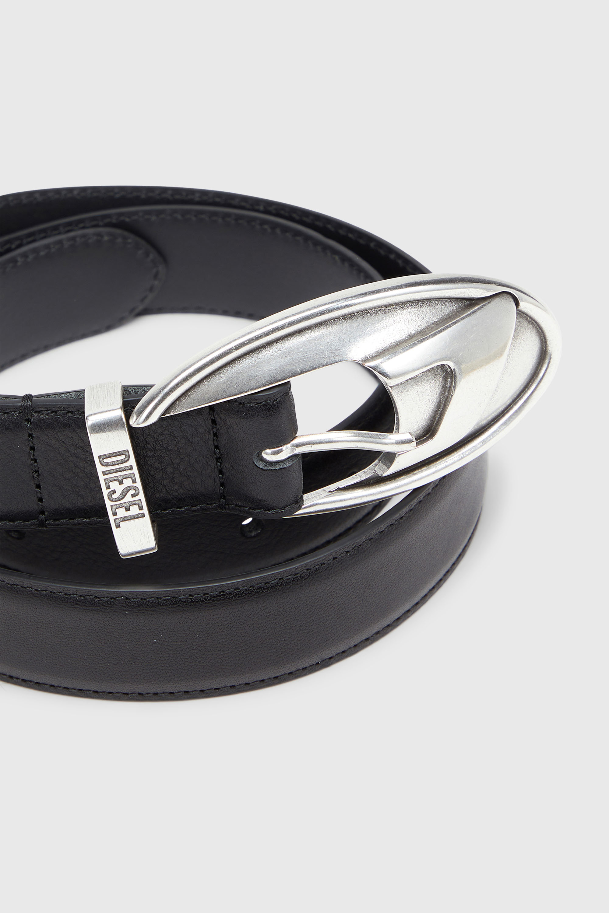 Diesel - B-D ROP 30, Ceinture 3 cm en cuir reconstitu&eacute; Mixte in Noir - 3