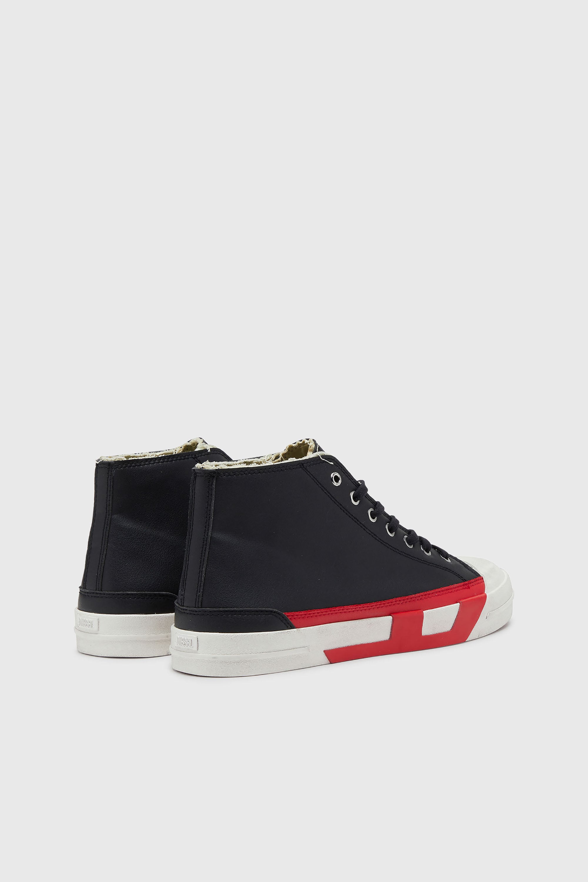 Diesel - S-D-VERSE MID II, S-D-Verse-Baskets avec logo D Homme in Noir - 3