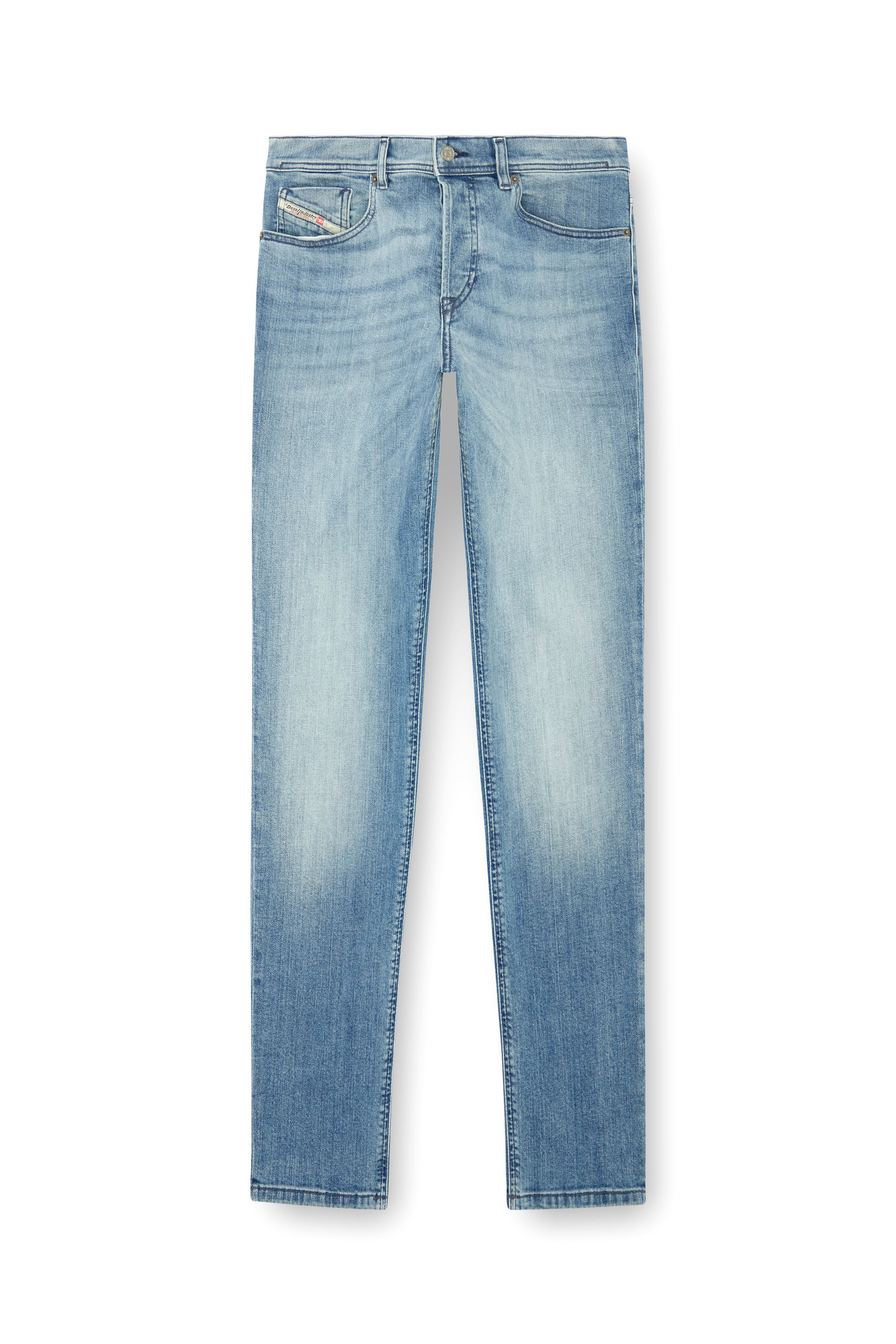Diesel - Man Tapered Jeans 2023 D-Finitive 0GRDI, Light Blue - Image 5